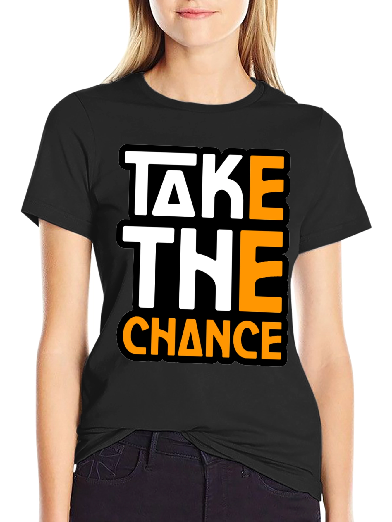 Take The Chance Graphic Tee - Bold Statement Shirt