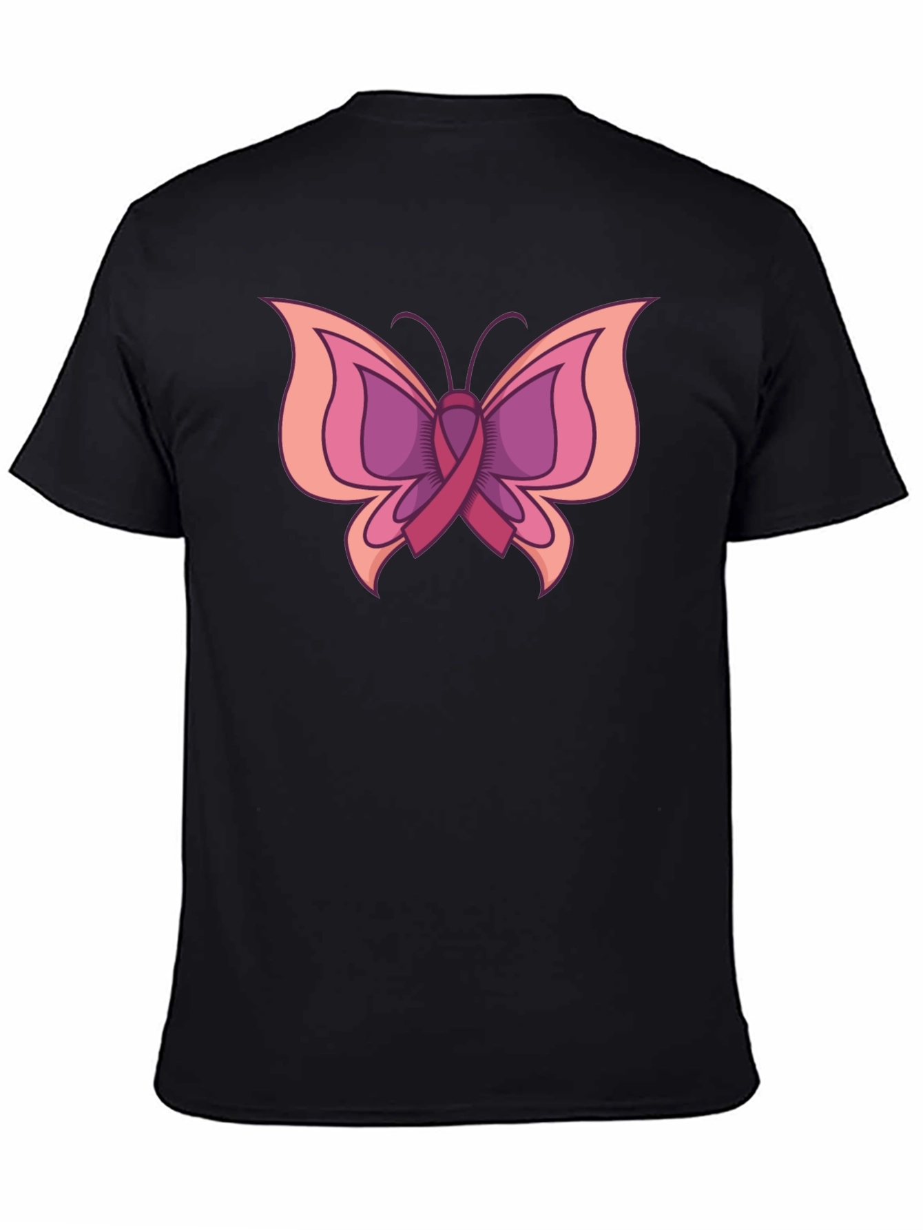 Butterfly Breast Cancer Awareness T-Shirt