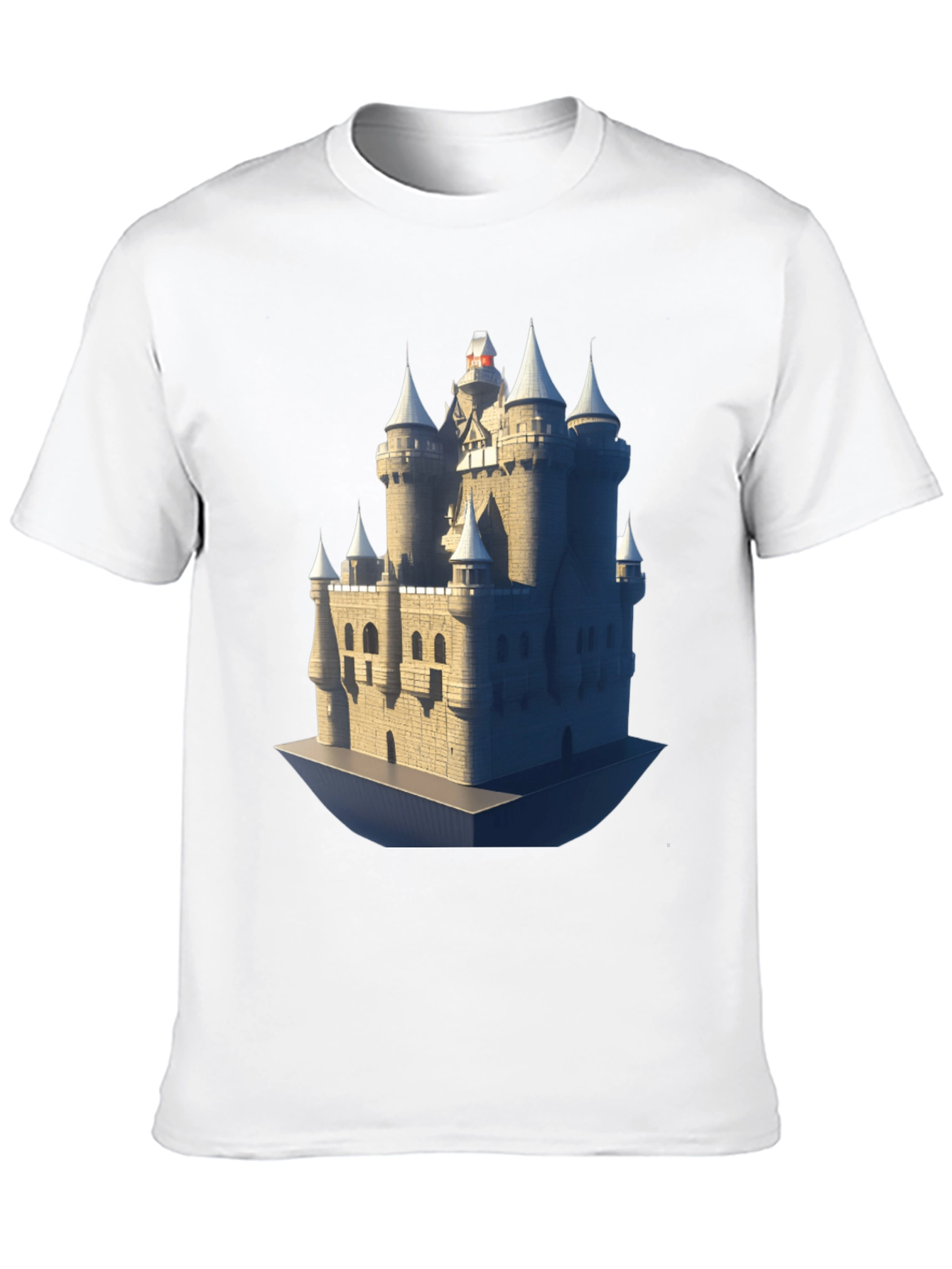 Castle Graphic Tee - Medieval Fortress T-Shirt