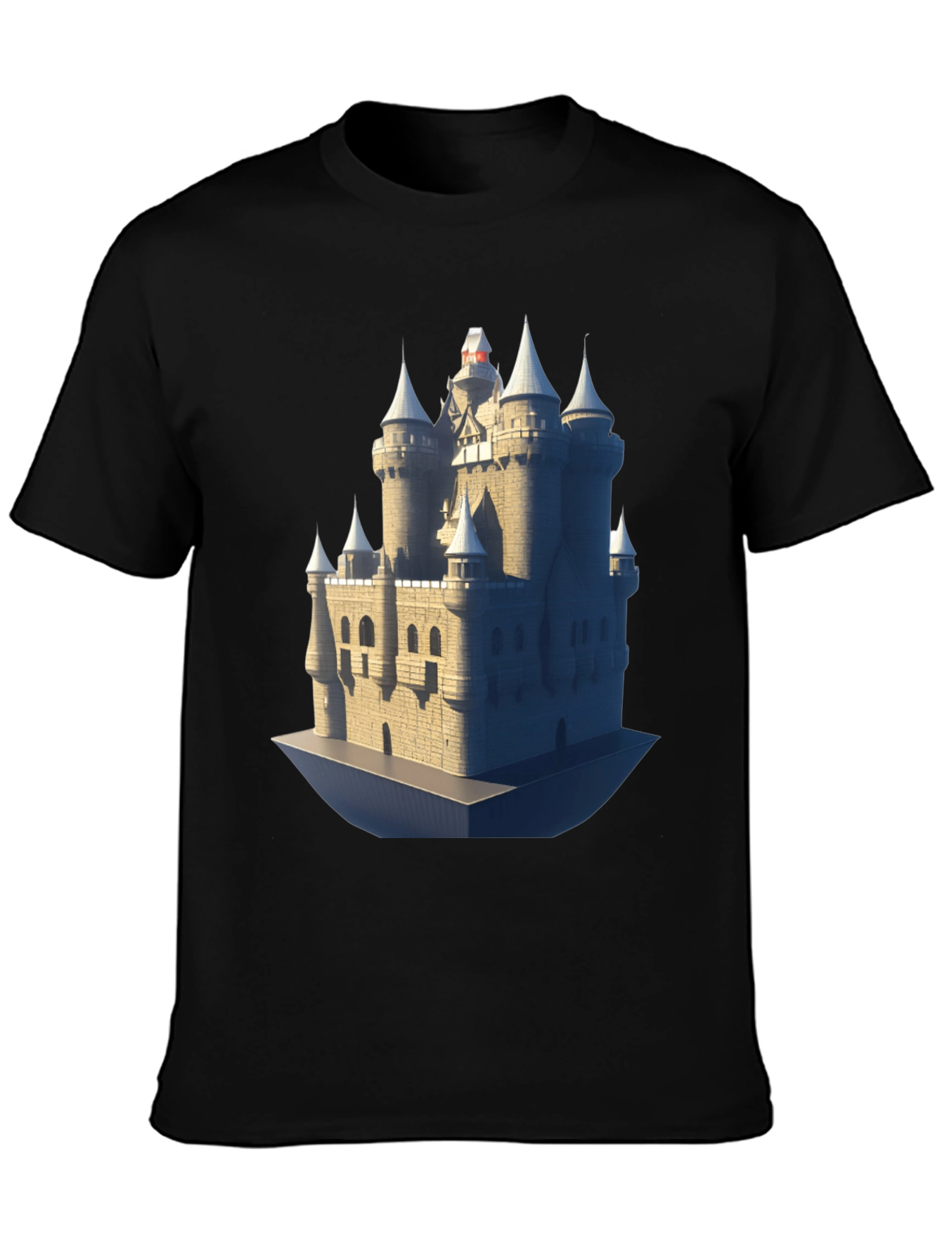 Castle Graphic Tee - Medieval Fortress T-Shirt
