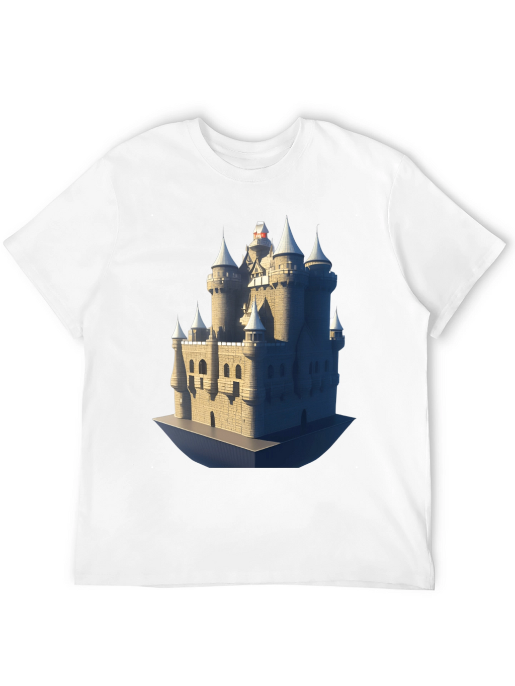 Castle Graphic Tee - Medieval Fortress T-Shirt