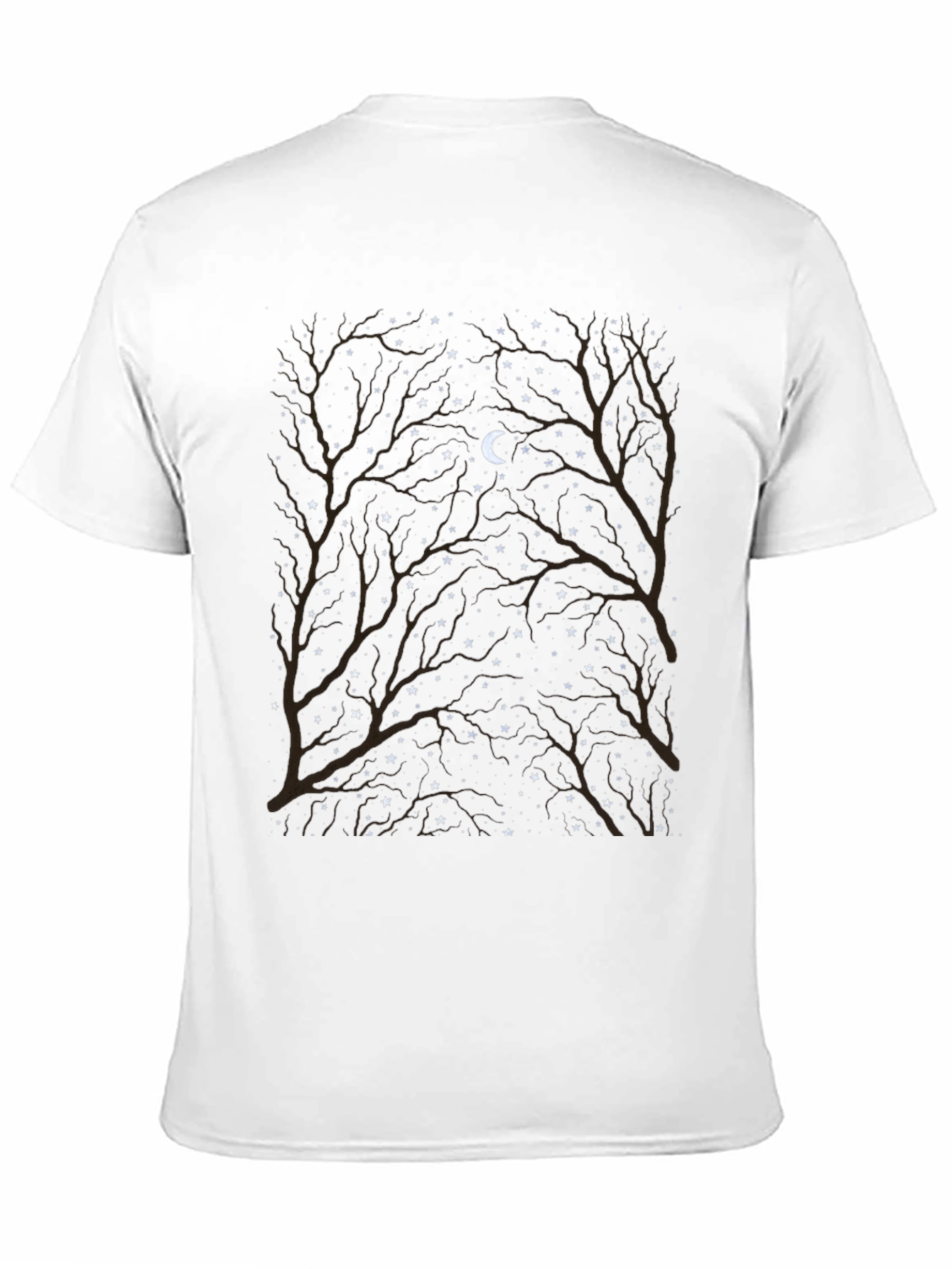 Night Sky Tree Graphic Tee