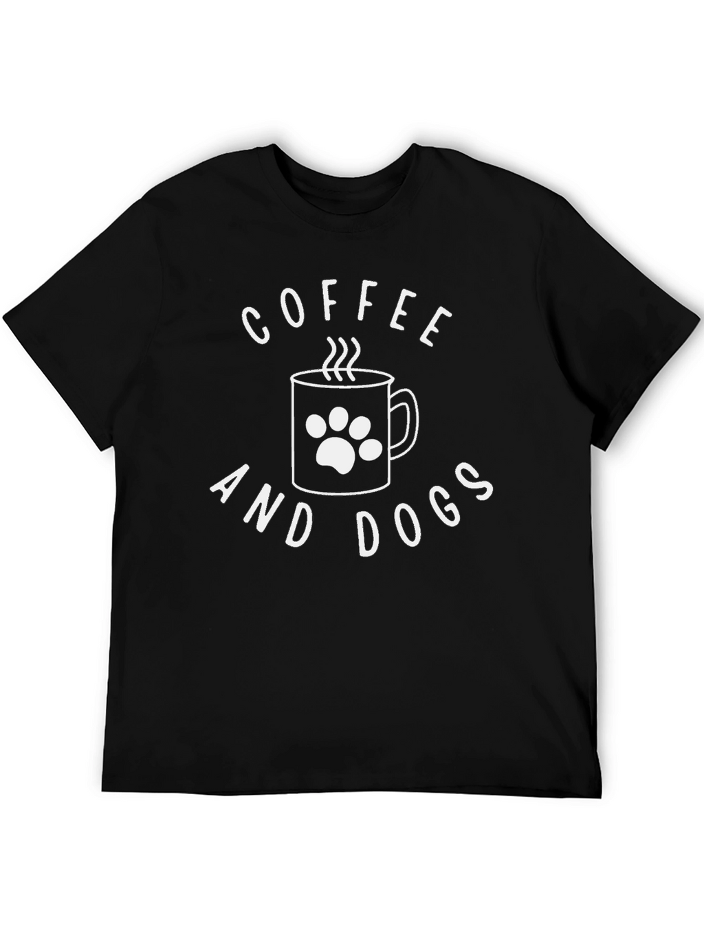 Coffee and Dogs Graphic T-Shirt