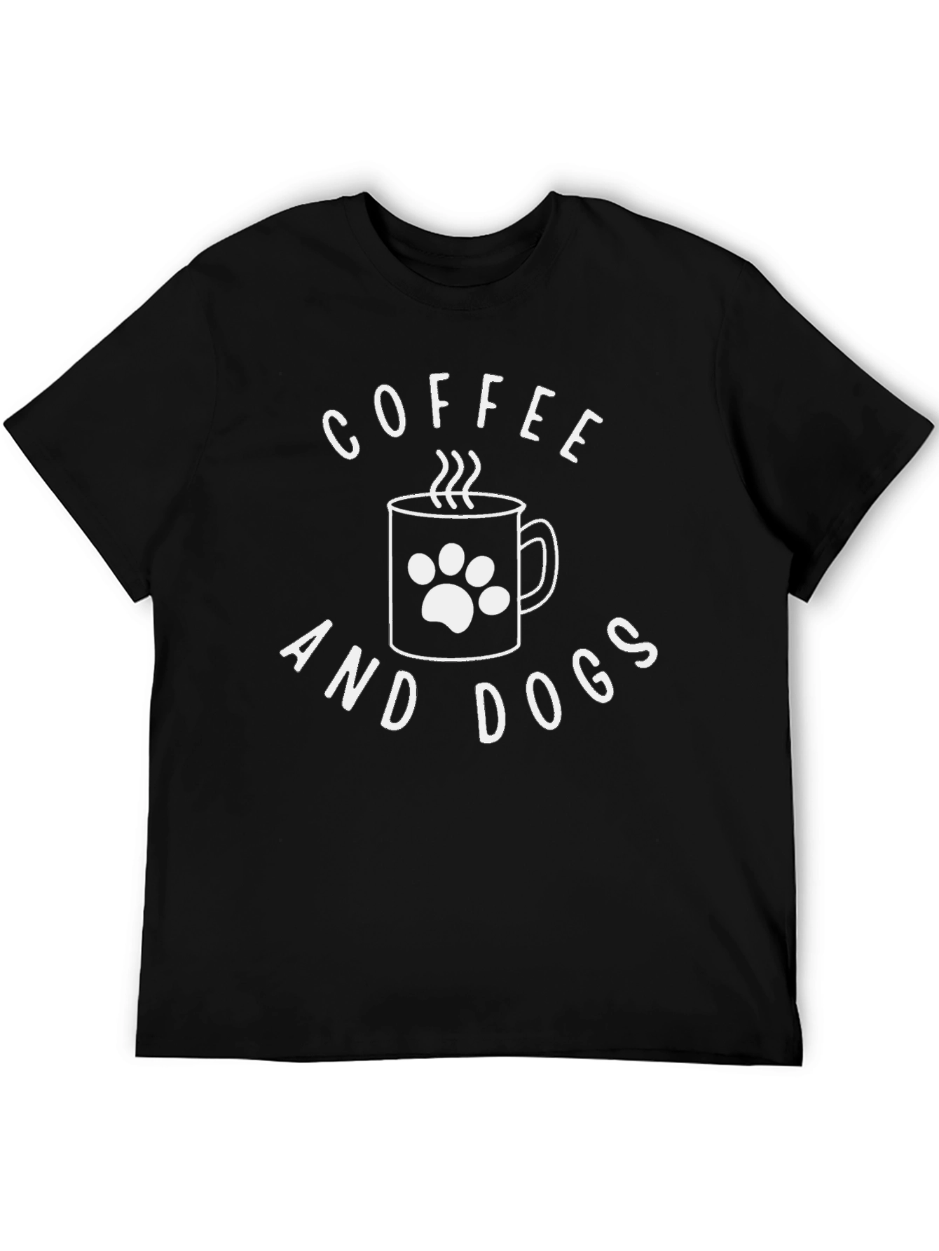 Coffee and Dogs Graphic T-Shirt