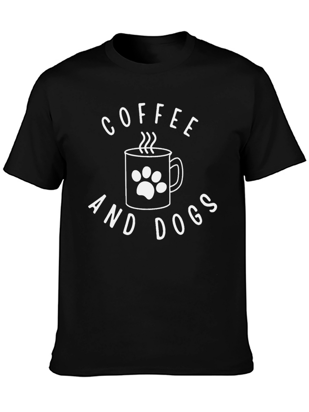 Coffee and Dogs Graphic T-Shirt