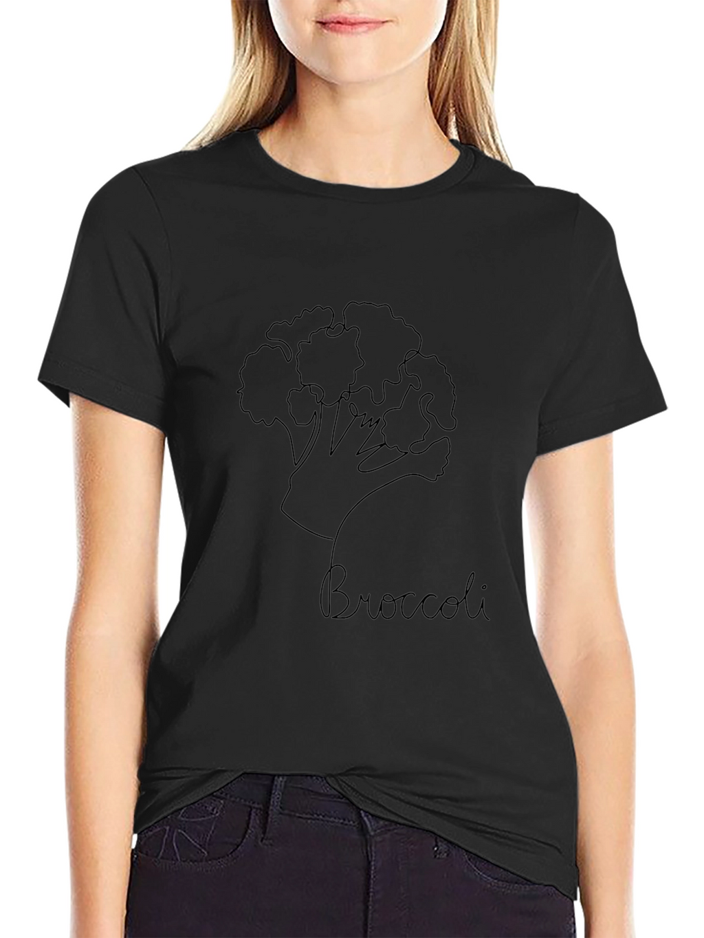 Broccoli T-Shirt - Minimalist Vegetable Tee