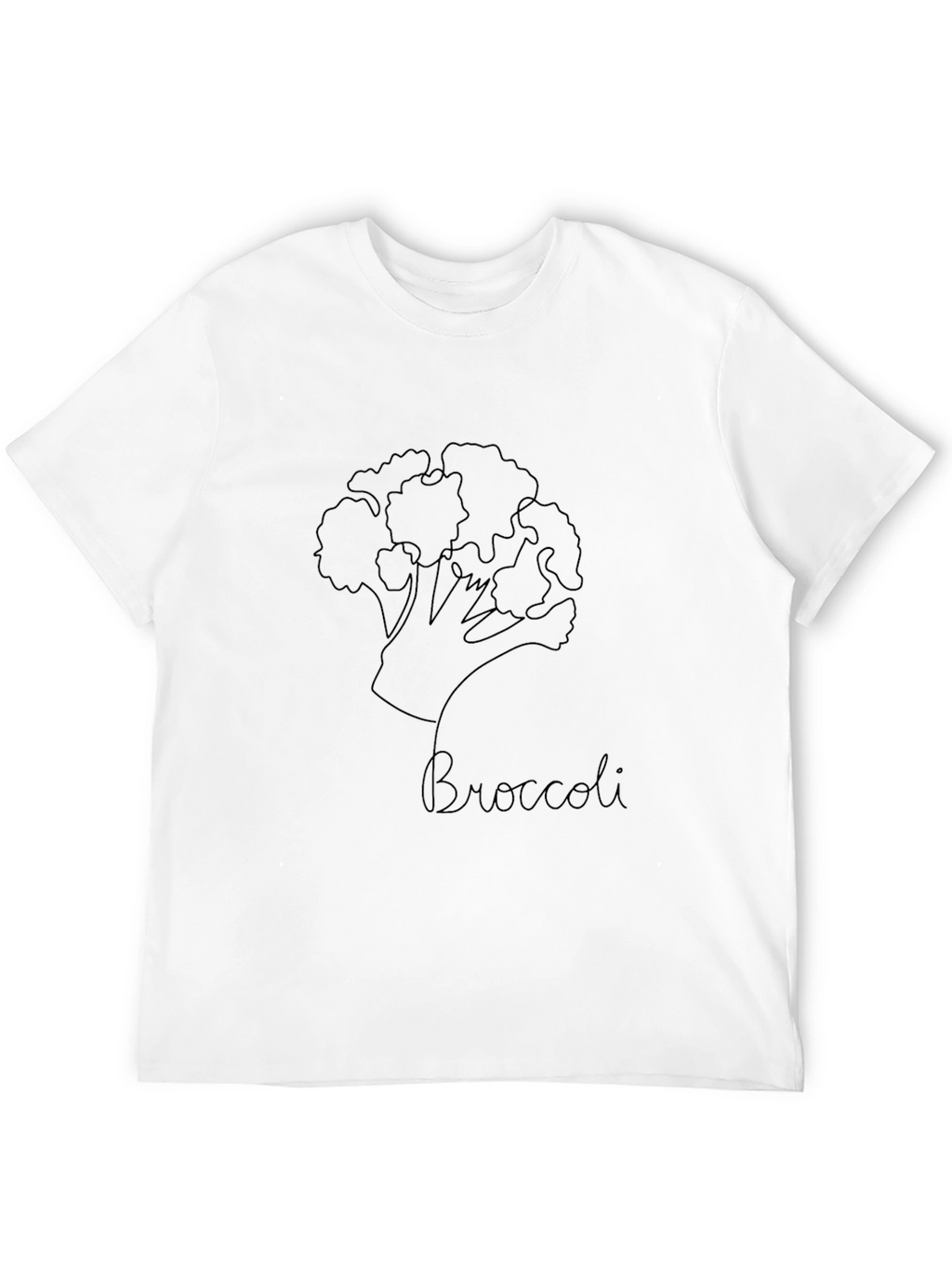 Broccoli T-Shirt - Minimalist Vegetable Tee