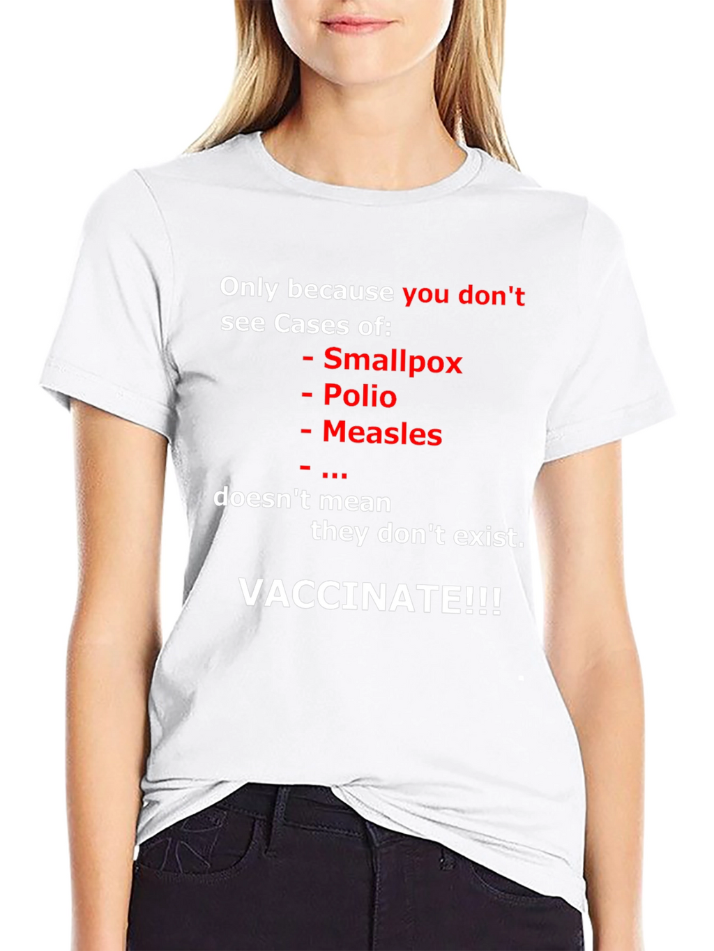 Vaccinate T-Shirt: Prevent Disease