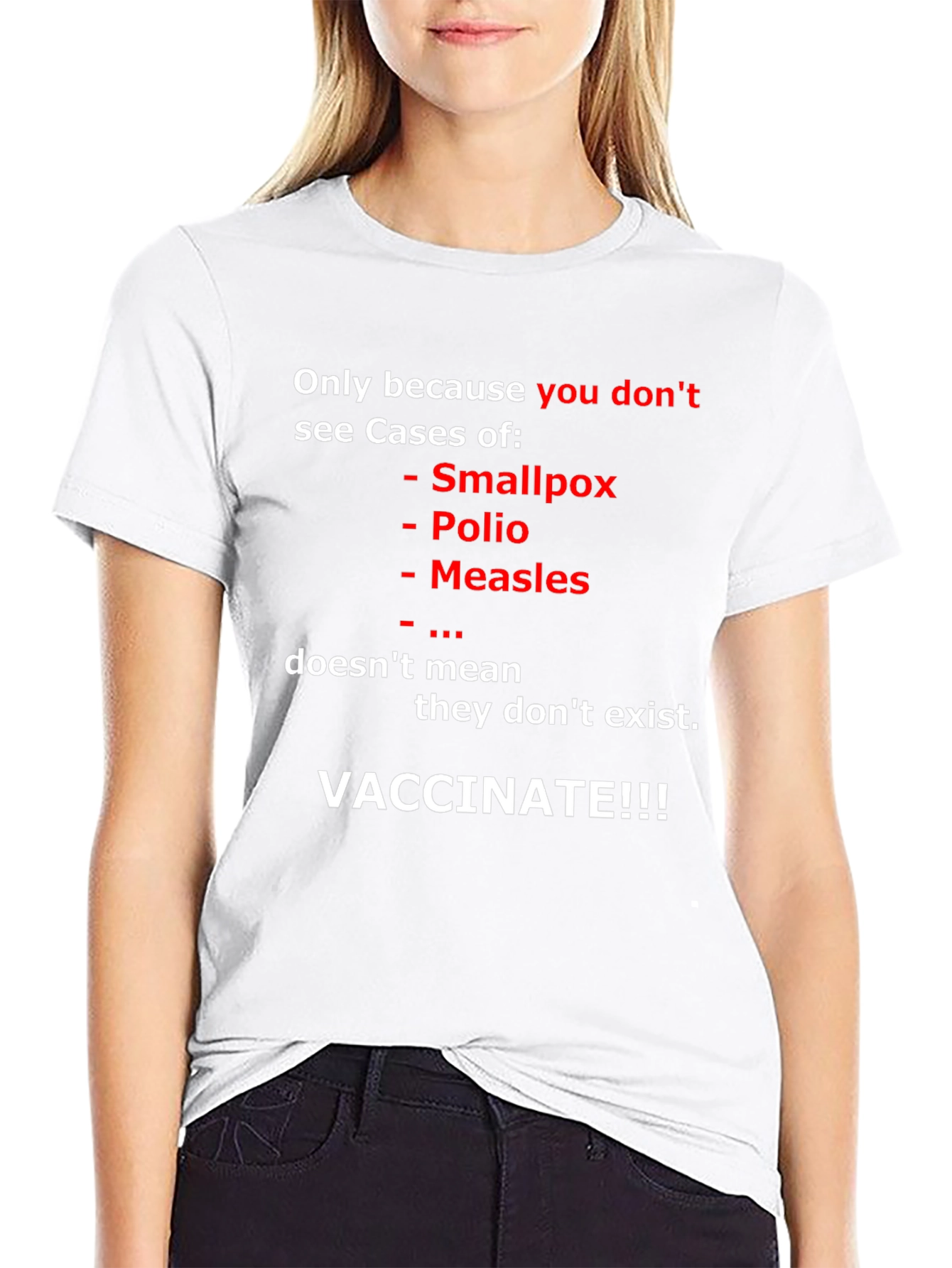 Vaccinate T-Shirt: Prevent Disease