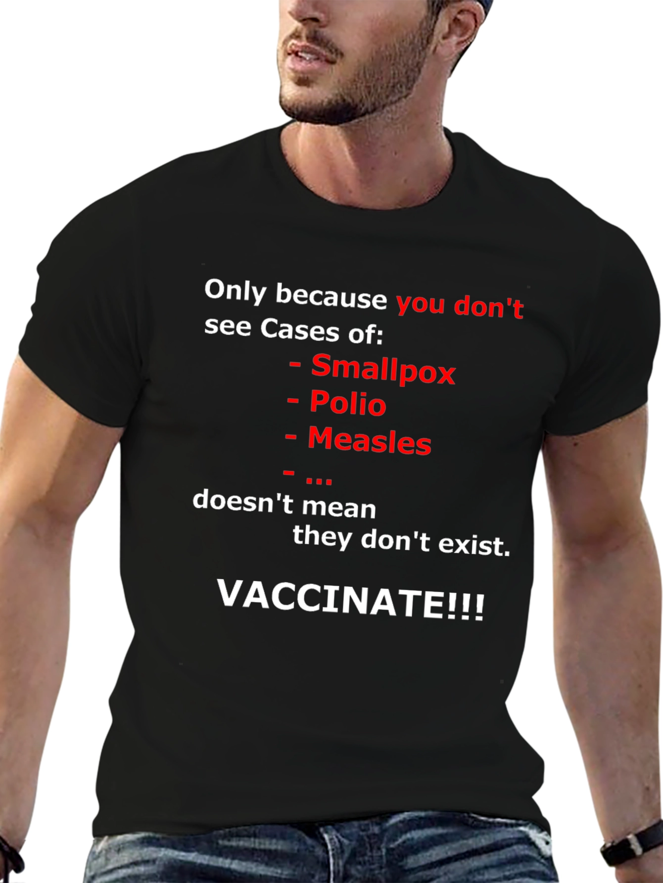 Vaccinate T-Shirt: Prevent Disease