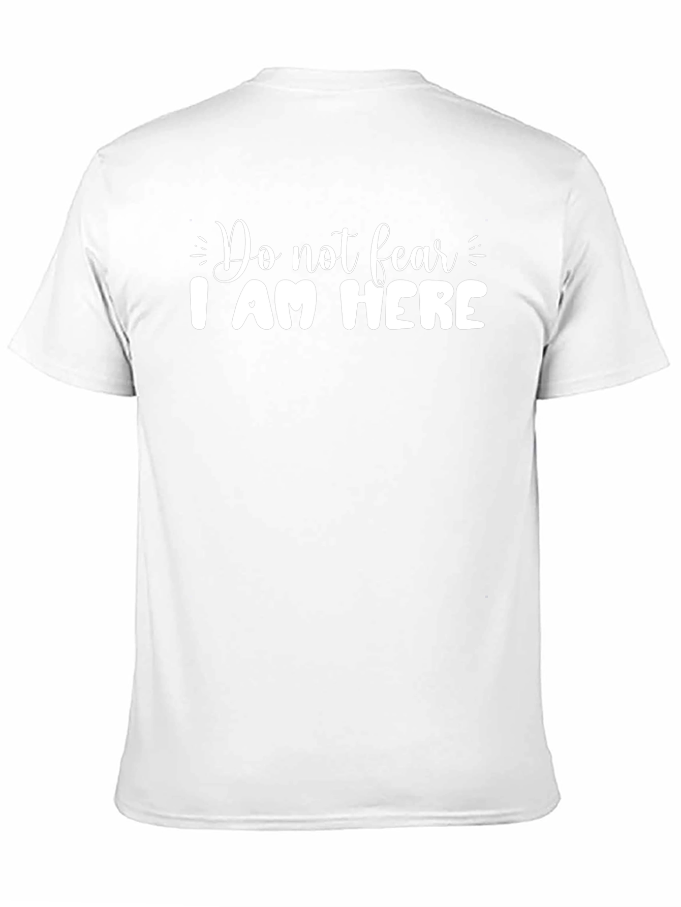 Do Not Fear I Am Here Black Tee