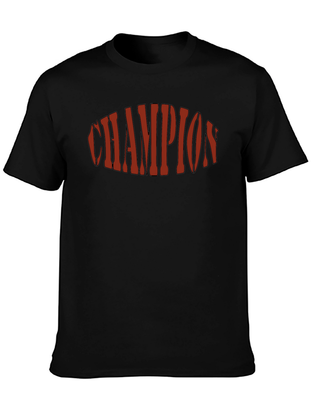 Champion Graphic Print Black T-Shirt
