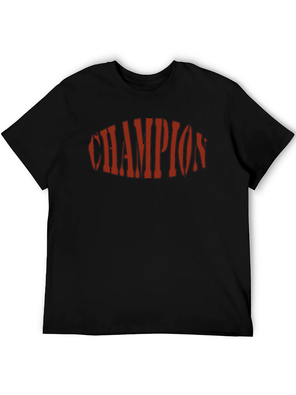 Champion Graphic Print Black T-Shirt