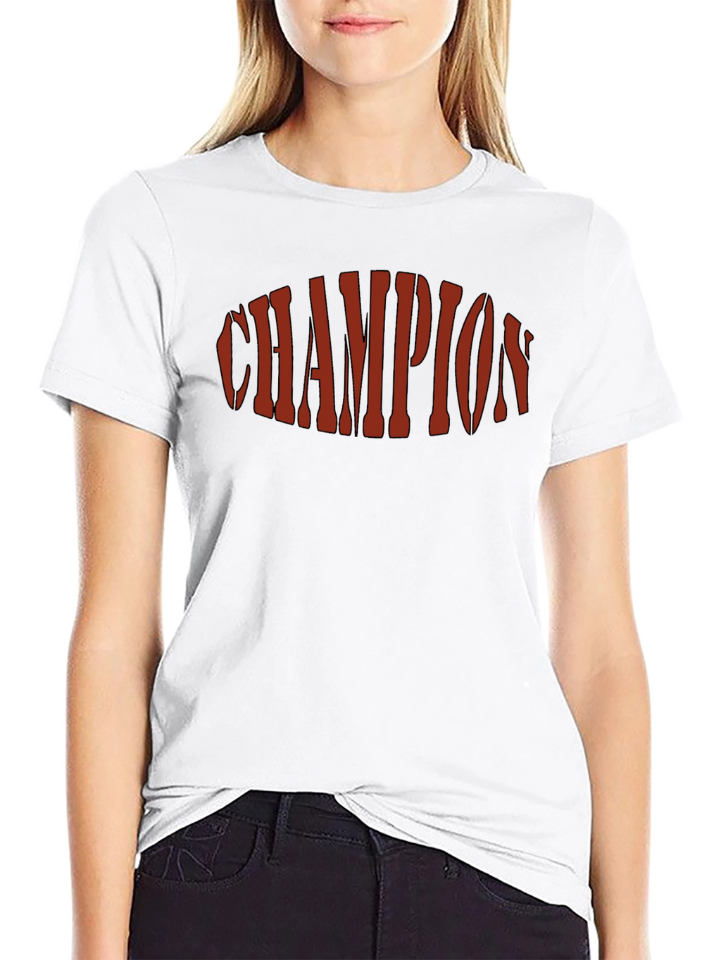 Champion Graphic Print Black T-Shirt