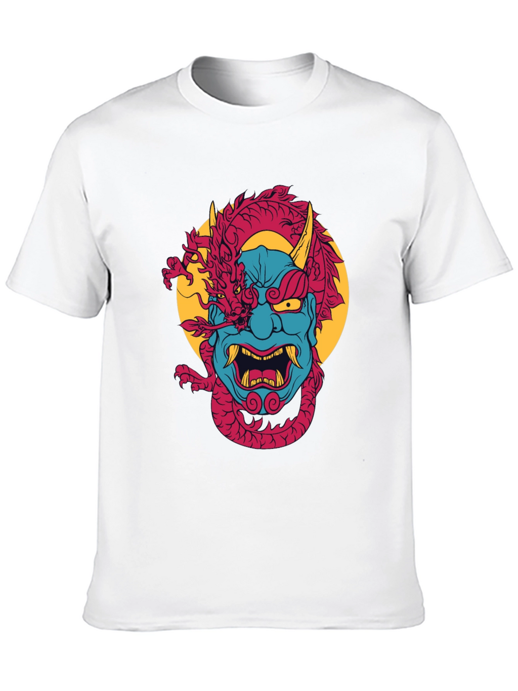 Dragon Oni Graphic Black T-Shirt