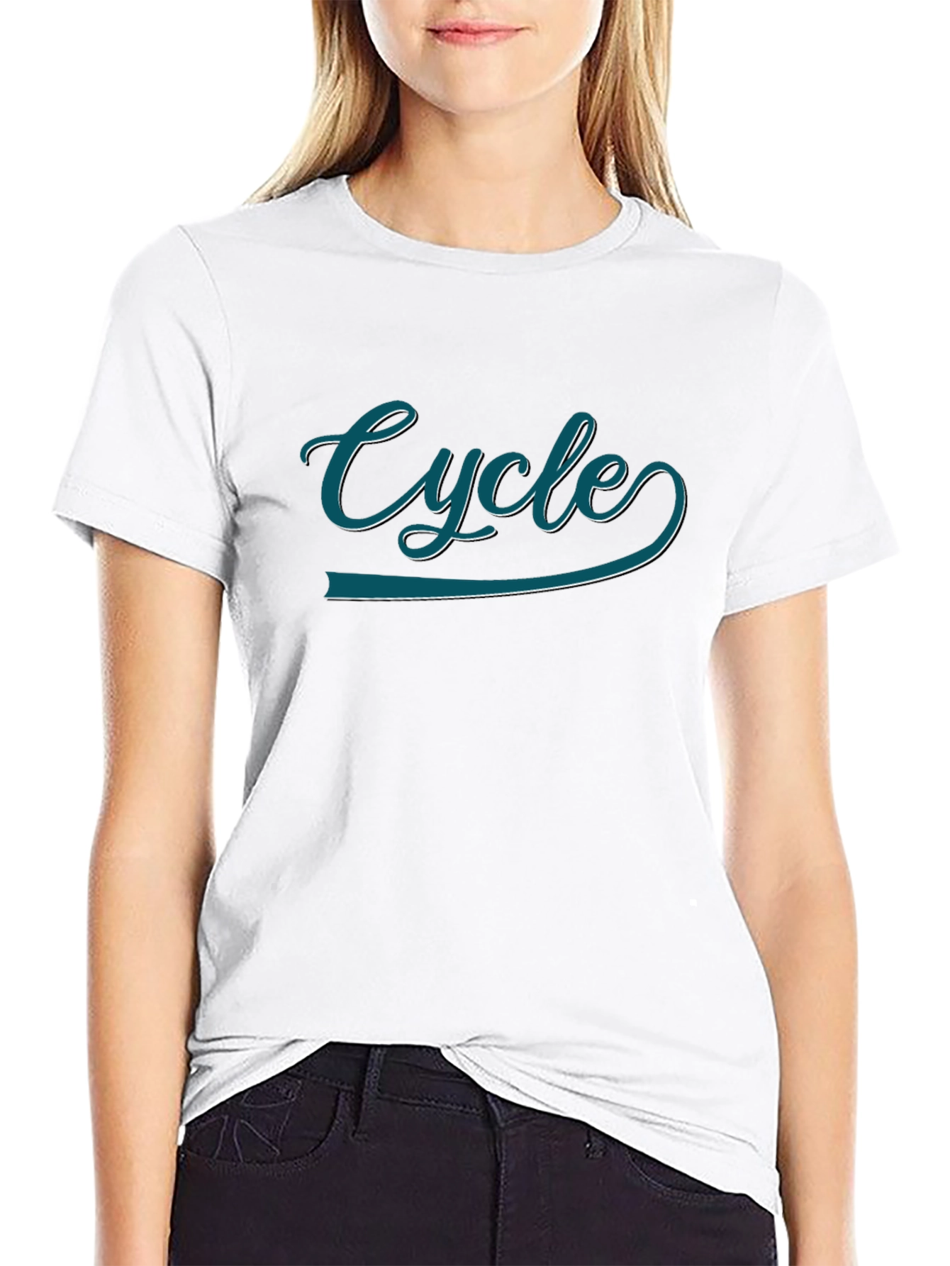 Cycle Graphic Tee - Sporty Black T-Shirt