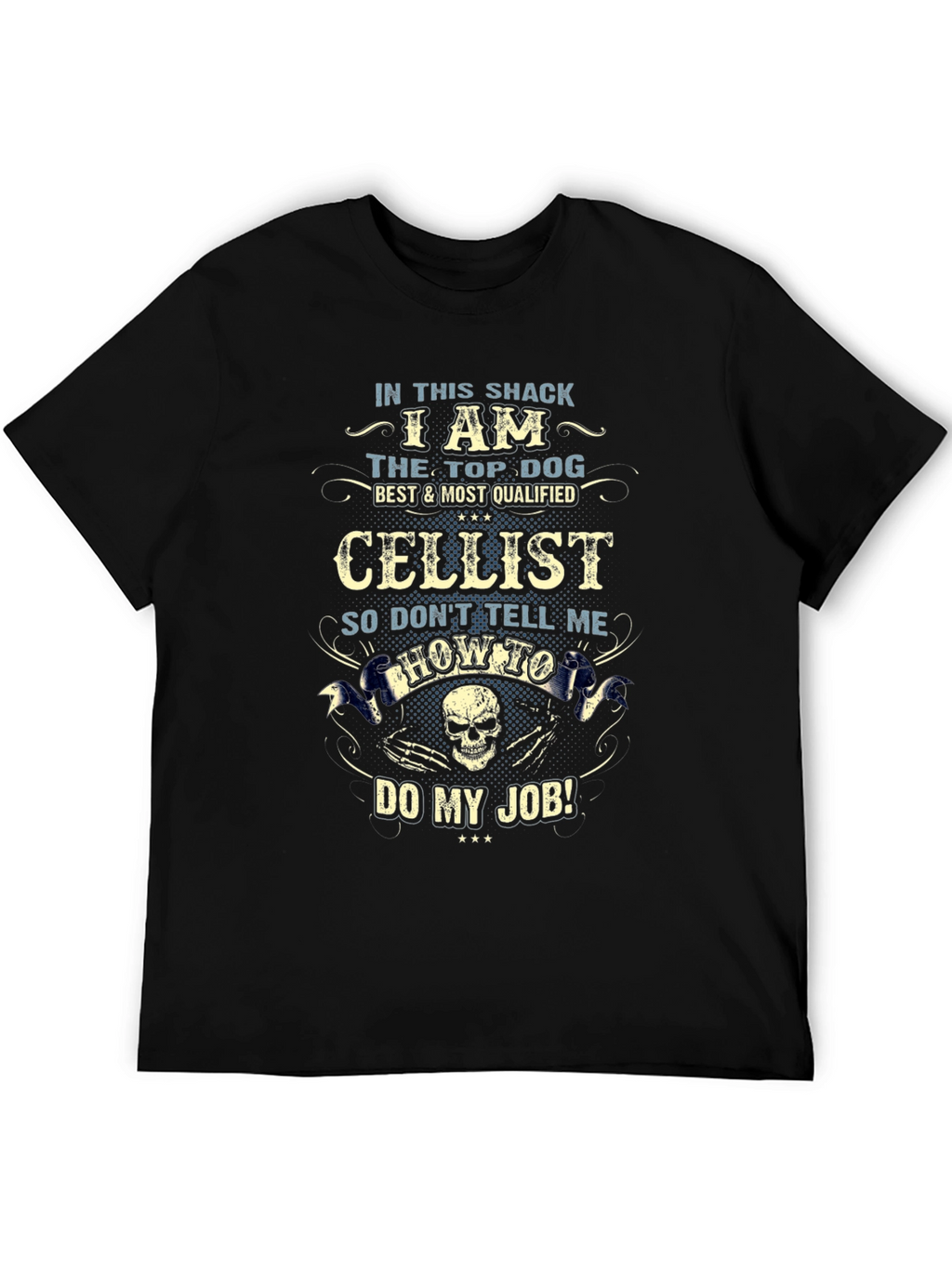 Cellist Top Dog Graphic T-Shirt