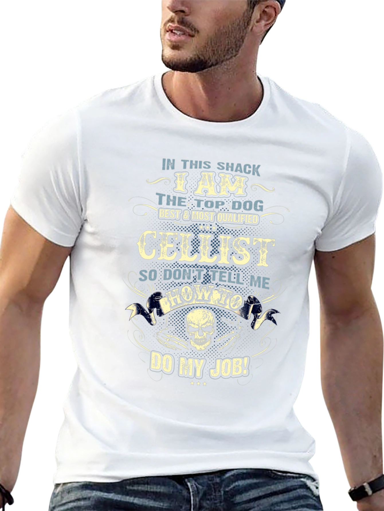Cellist Top Dog Graphic T-Shirt