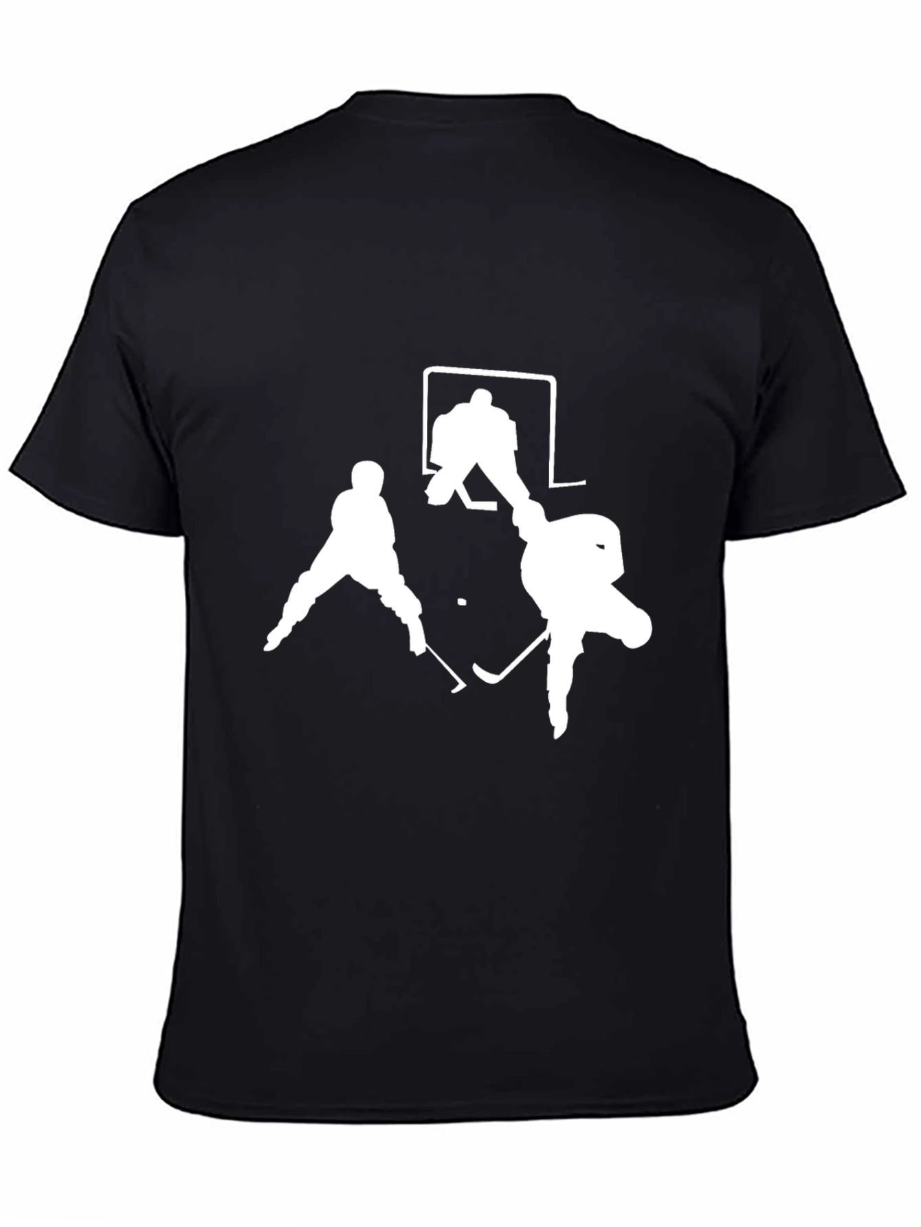 Hockey Silhouette Black Tee