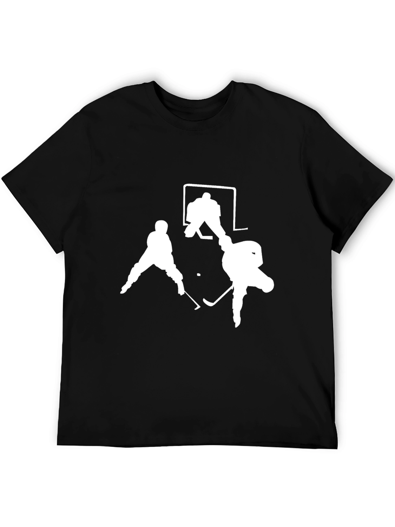 Hockey Silhouette Black Tee