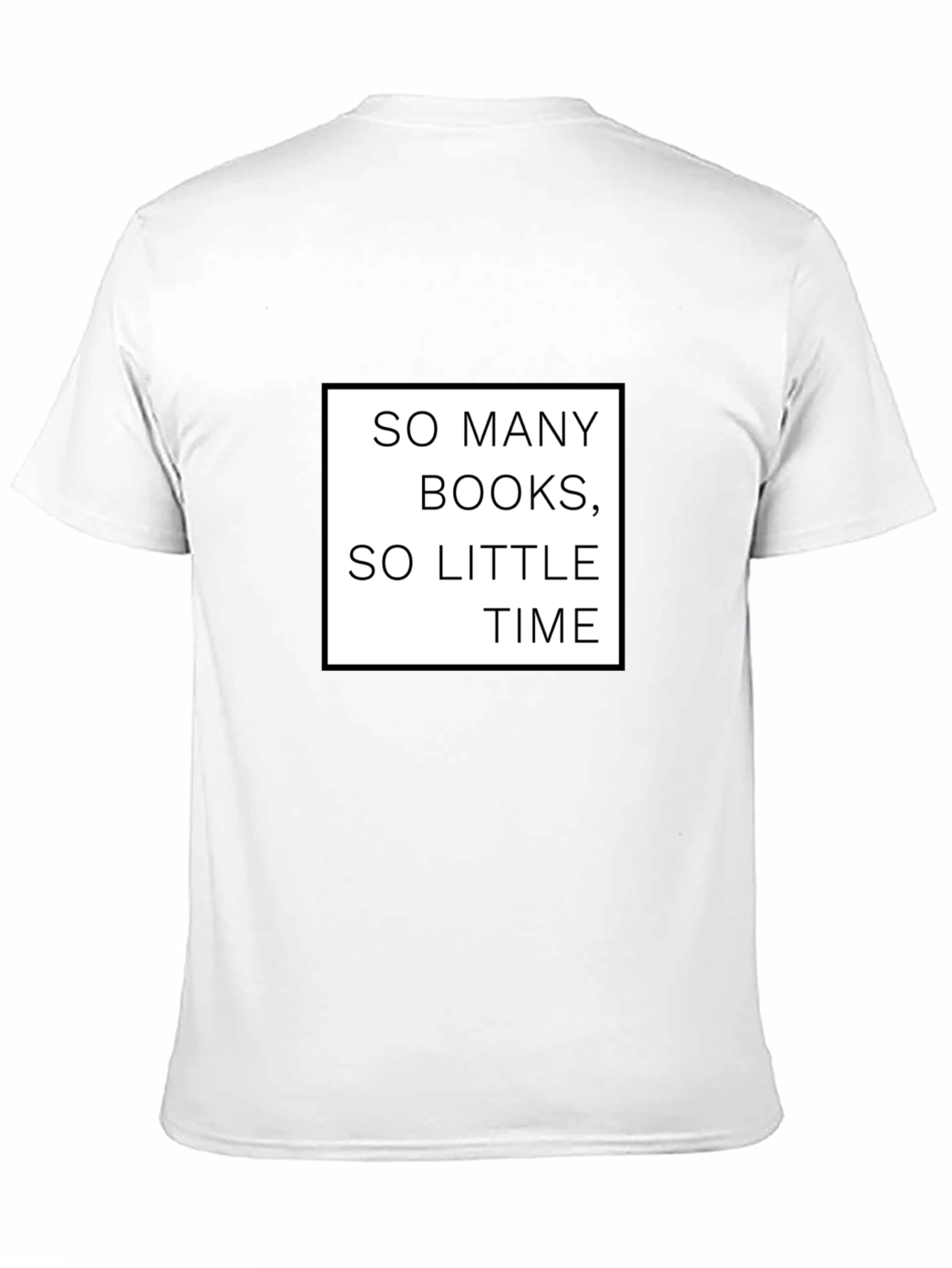 So Many Books So Little Time Black T-Shirt
