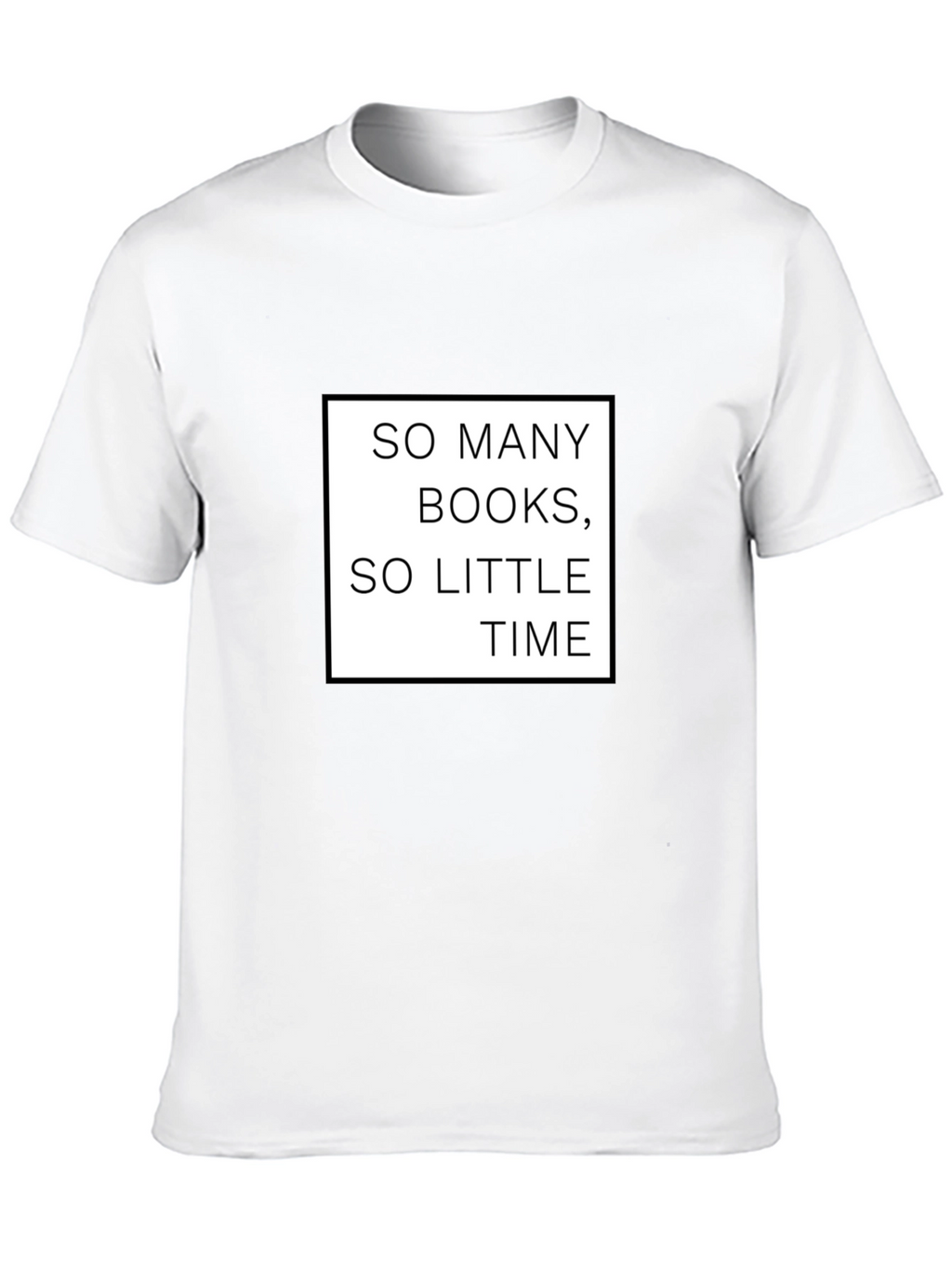 So Many Books So Little Time Black T-Shirt
