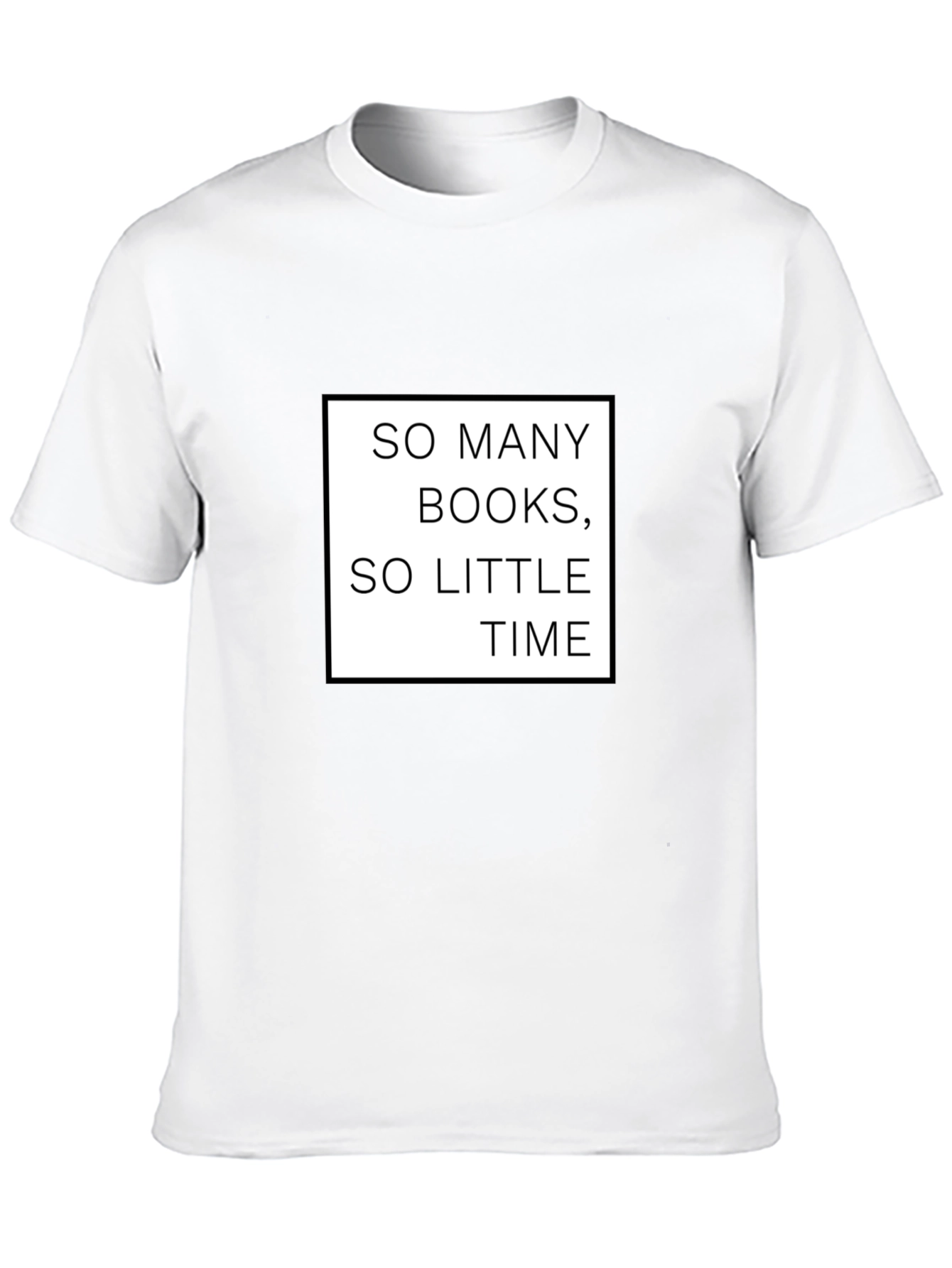 So Many Books So Little Time Black T-Shirt