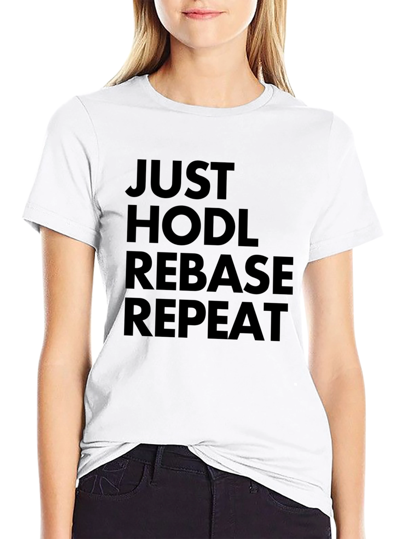 Just HODL Rebase Repeat Crypto T-Shirt