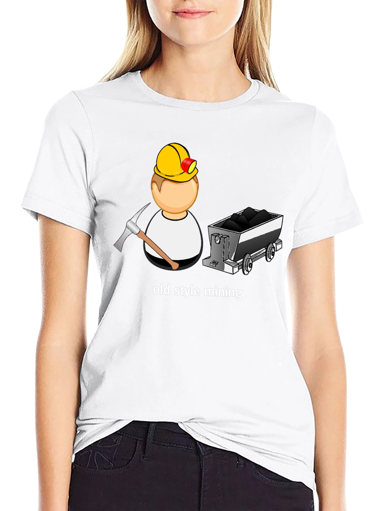 Old Style Mining Black T-Shirt