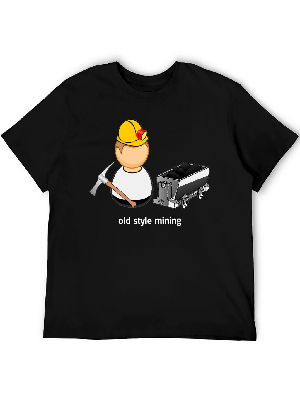 Old Style Mining Black T-Shirt