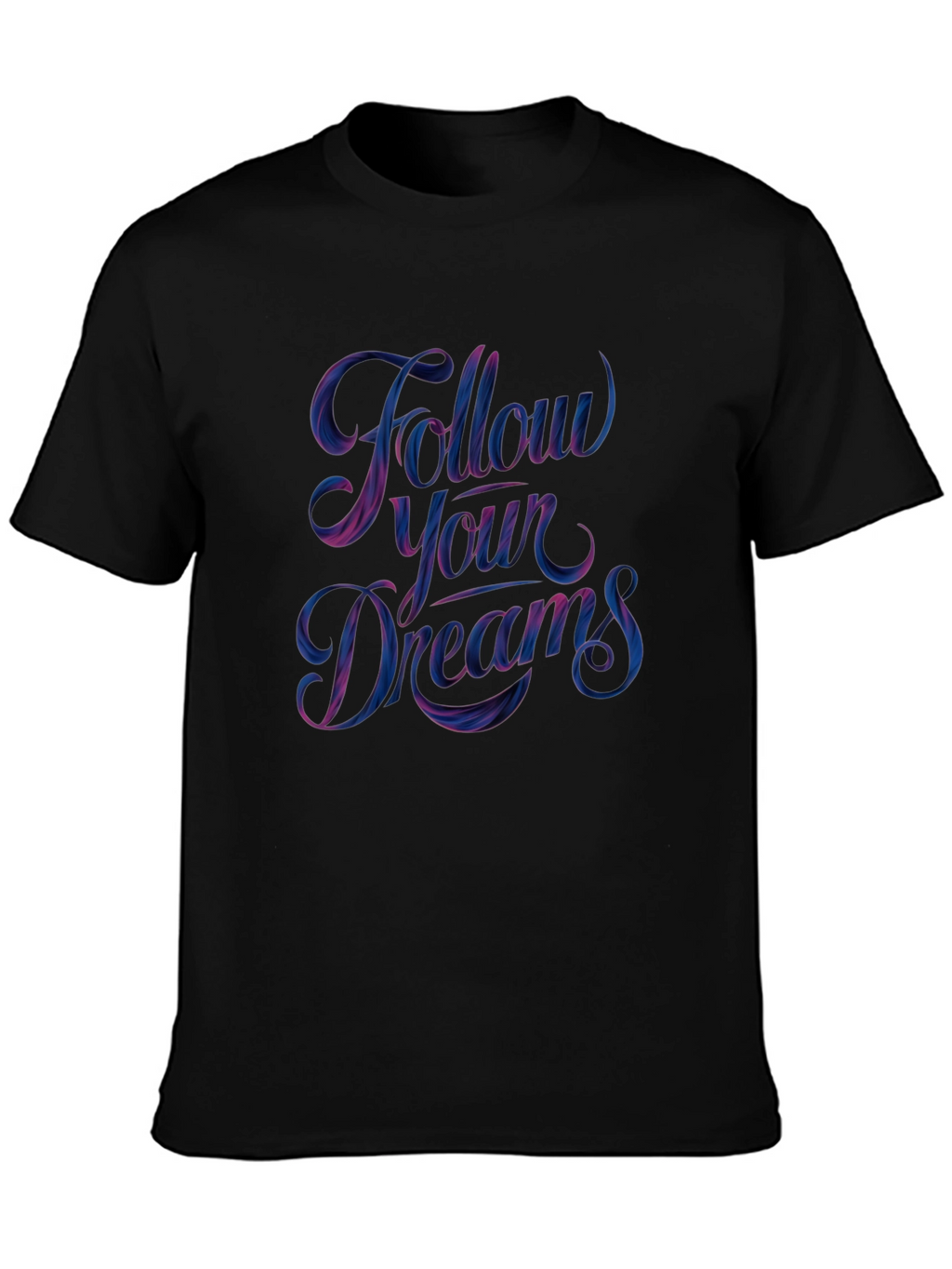 Follow Your Dreams Graphic Tee - Black