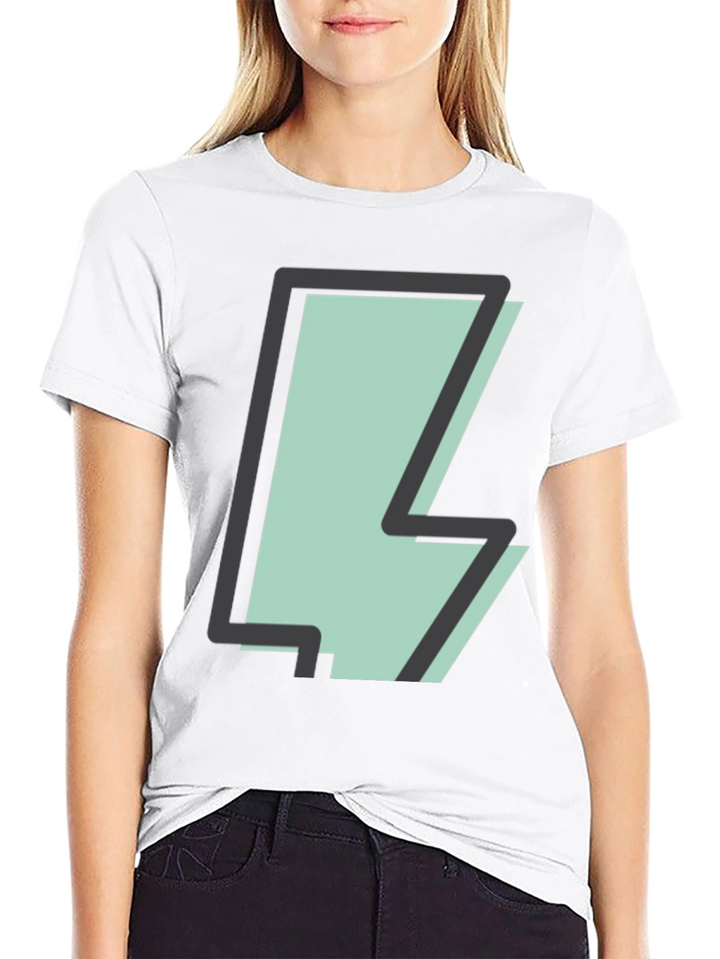 Lightning Bolt Graphic T-Shirt - Cool & Trendy