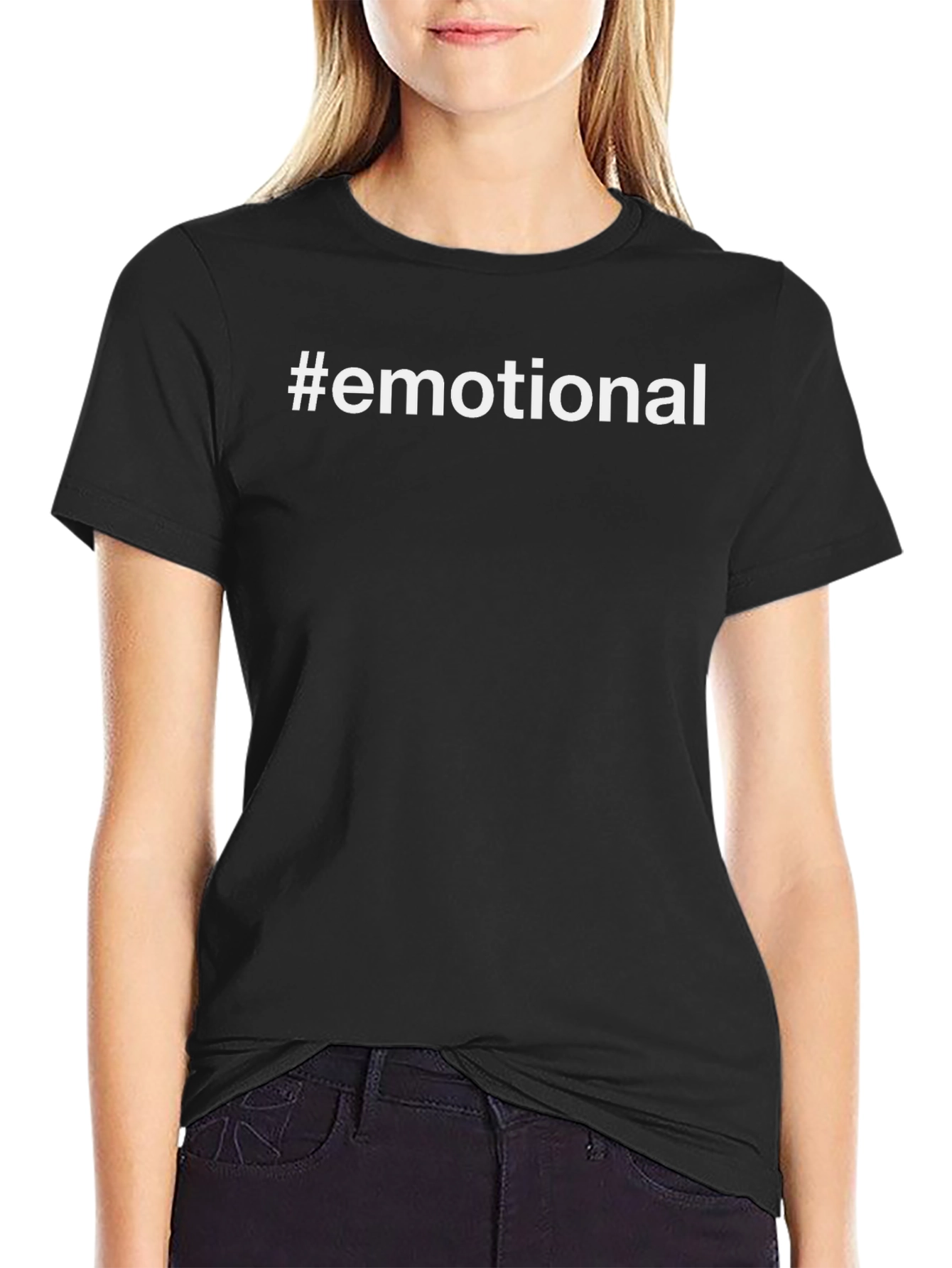 Emotional Hashtag Graphic Tee