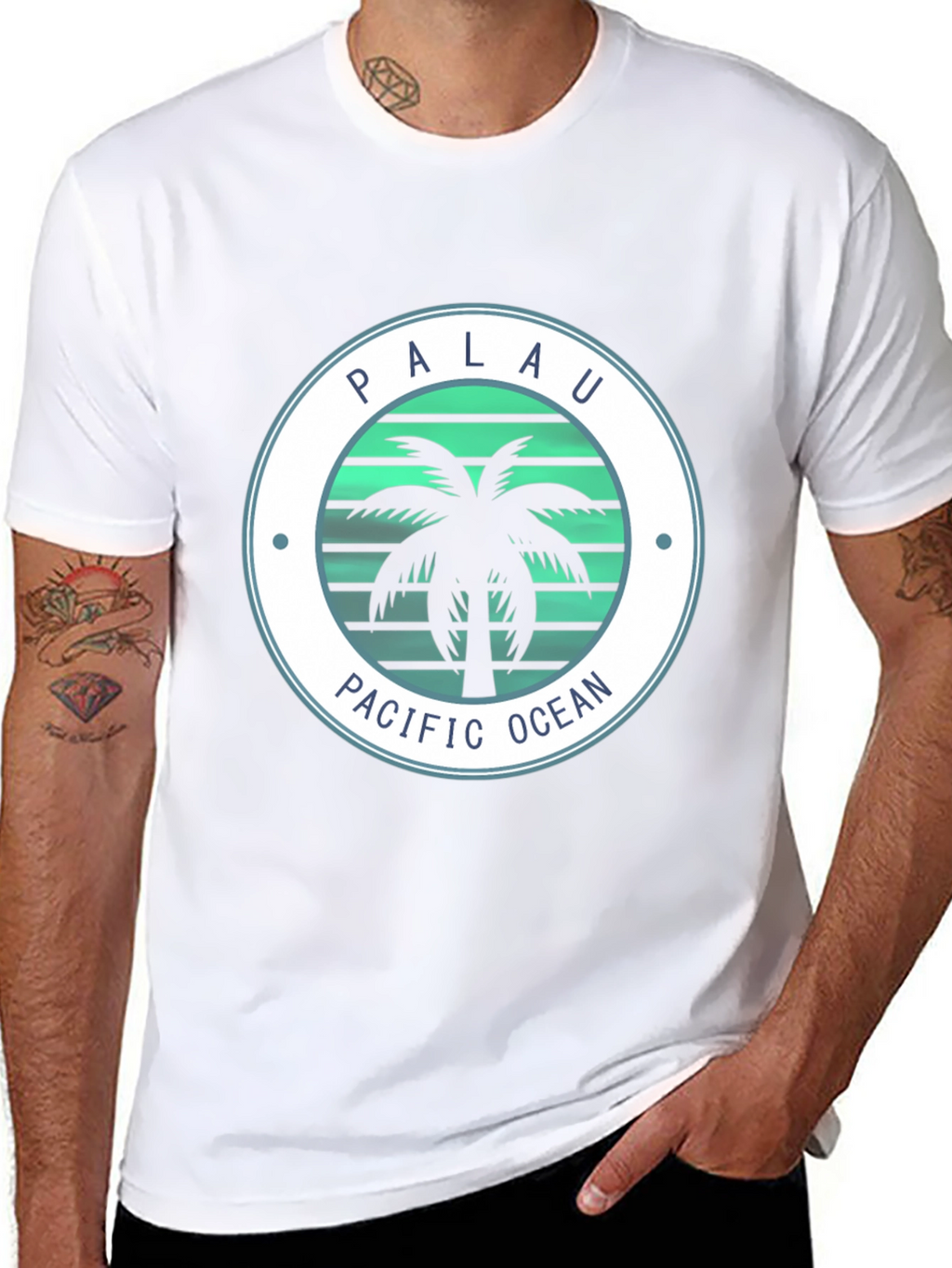 Palau Pacific Ocean Graphic Tee - Island Vibes