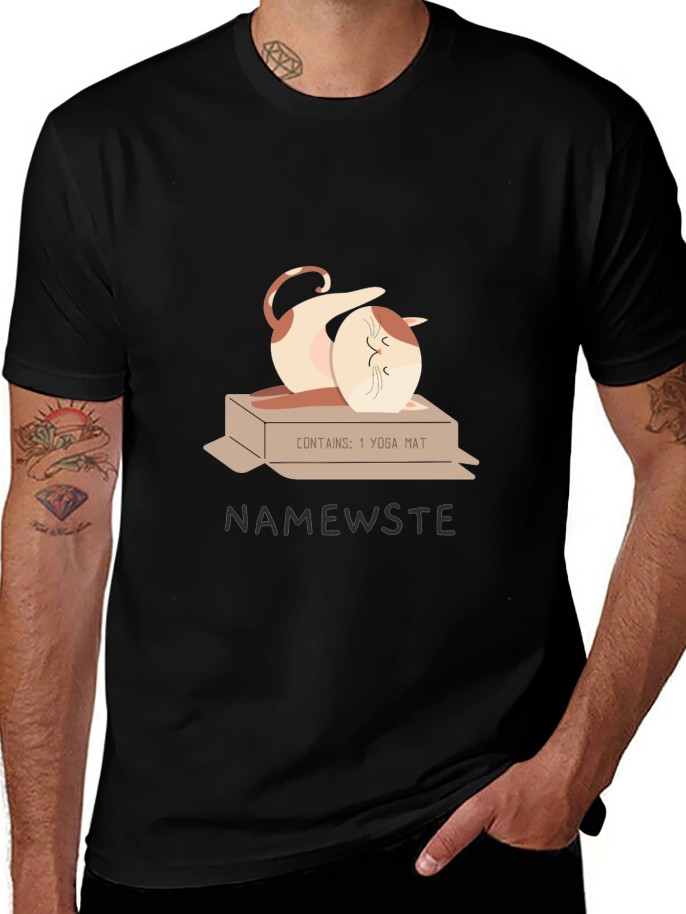 Nameweste Yoga Cat T-Shirt