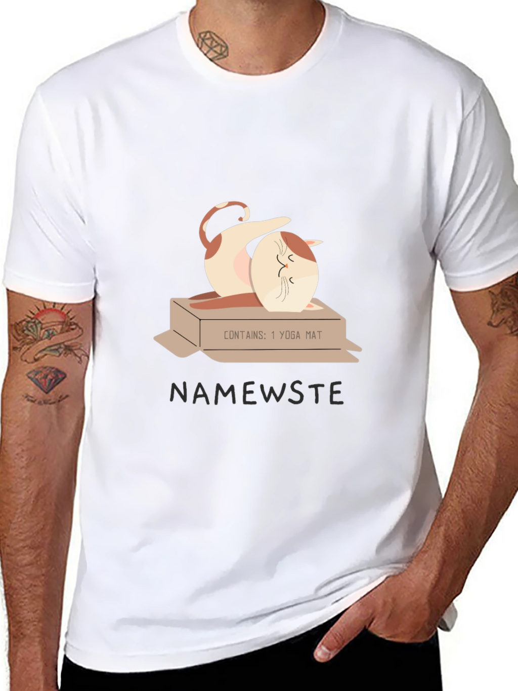 Nameweste Yoga Cat T-Shirt