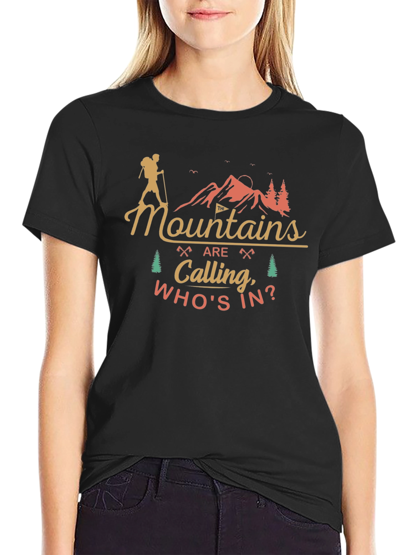 Mountains Calling Tee - Adventure Awaits