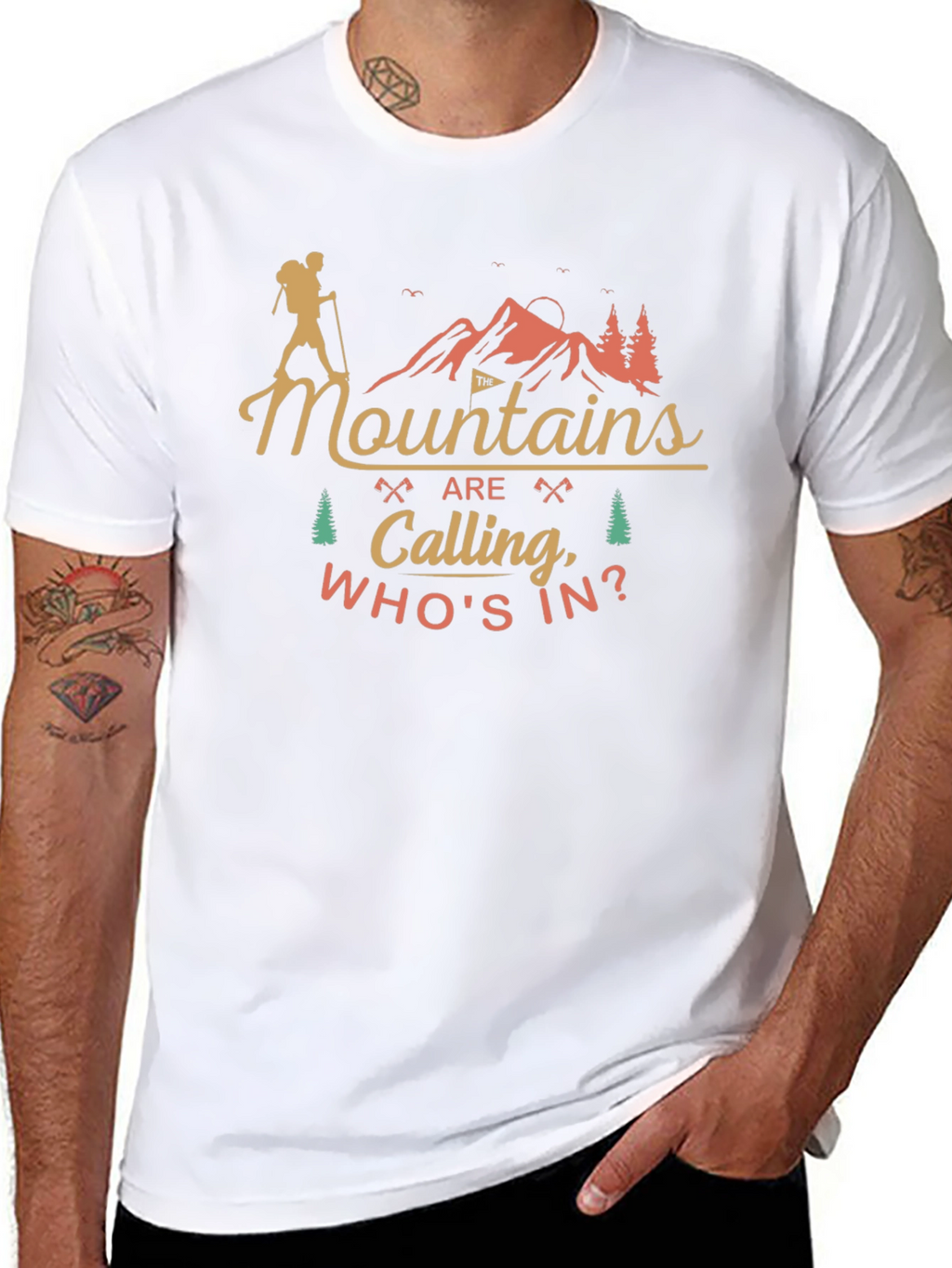 Mountains Calling Tee - Adventure Awaits