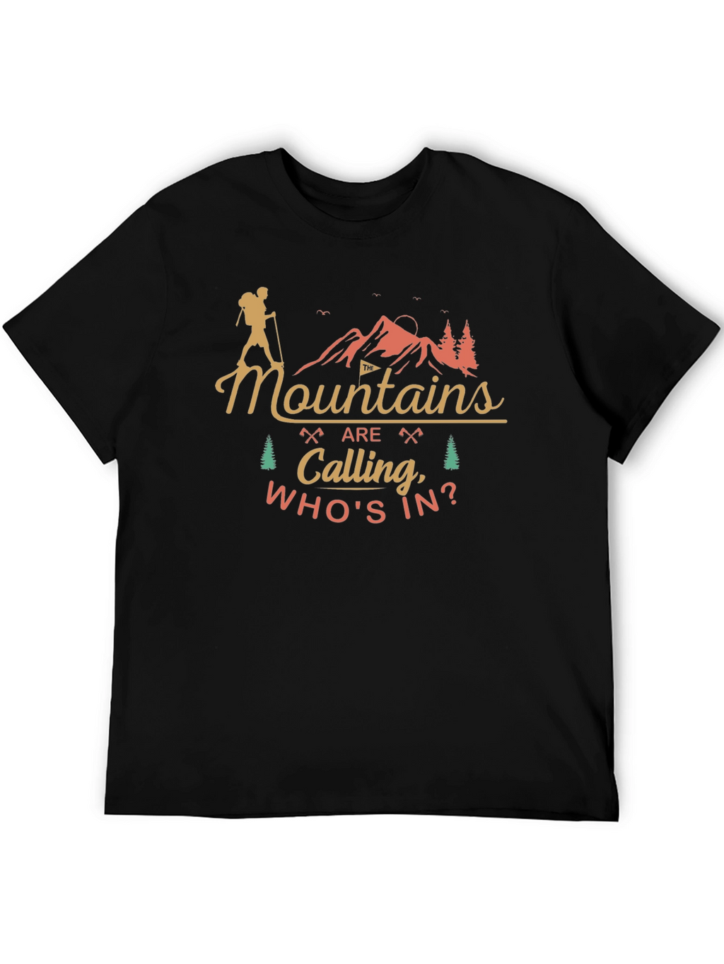 Mountains Calling Tee - Adventure Awaits