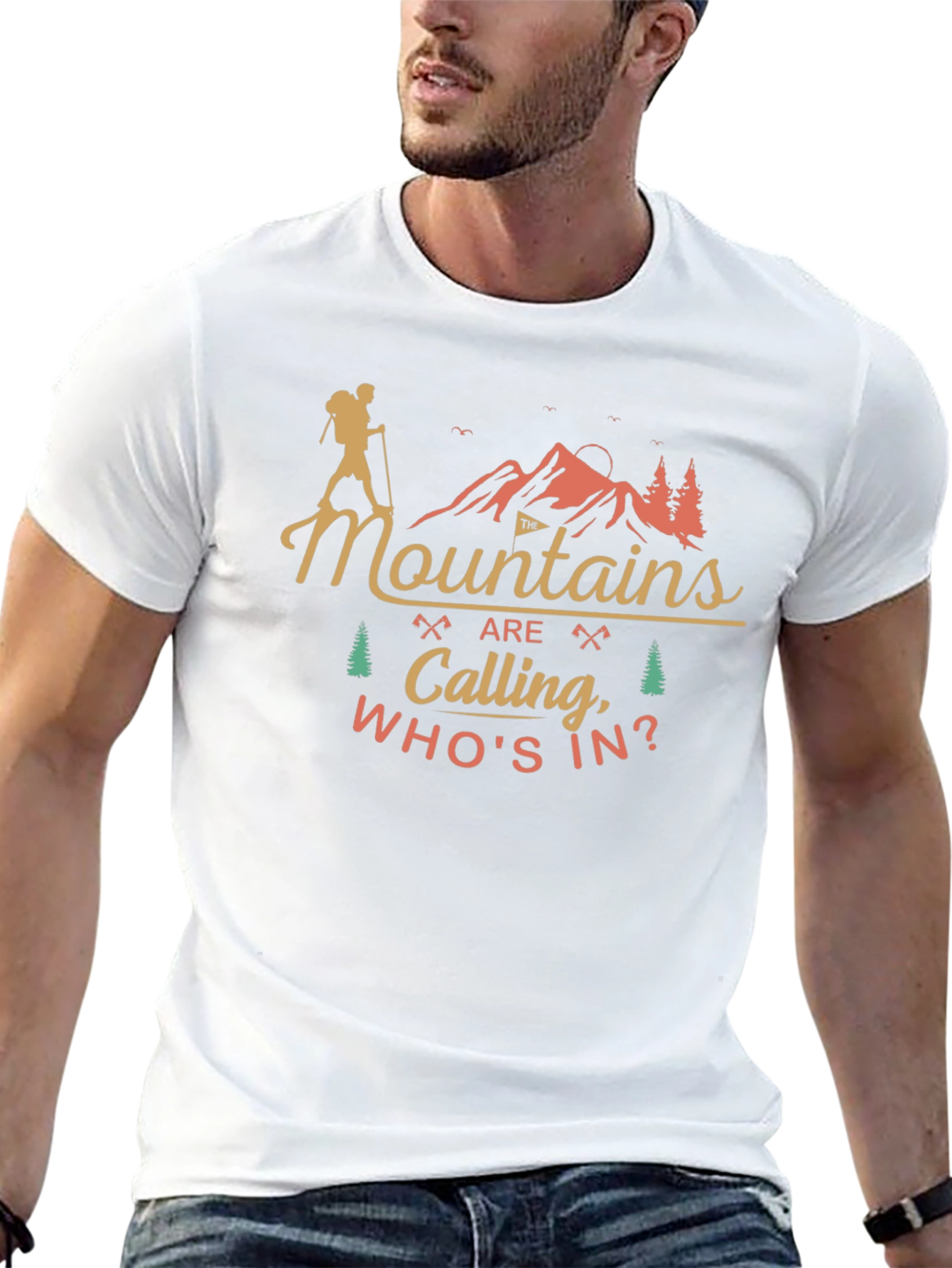 Mountains Calling Tee - Adventure Awaits