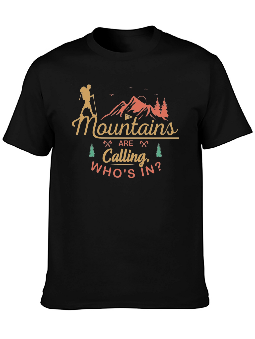 Mountains Calling Tee - Adventure Awaits