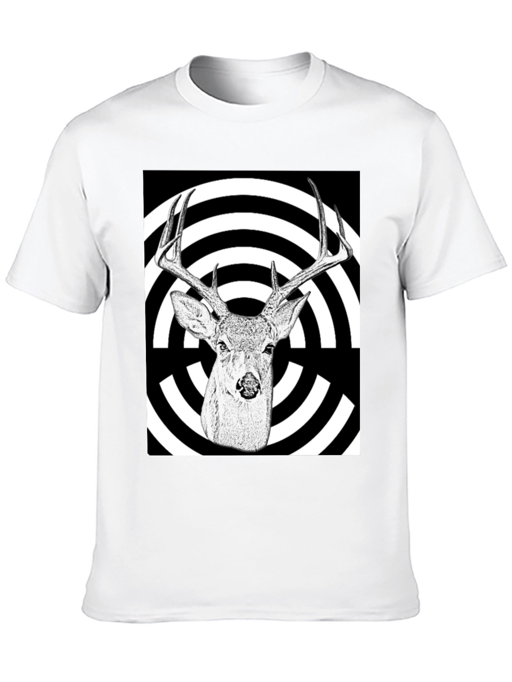 Deer Target T-Shirt - Black Graphic Tee