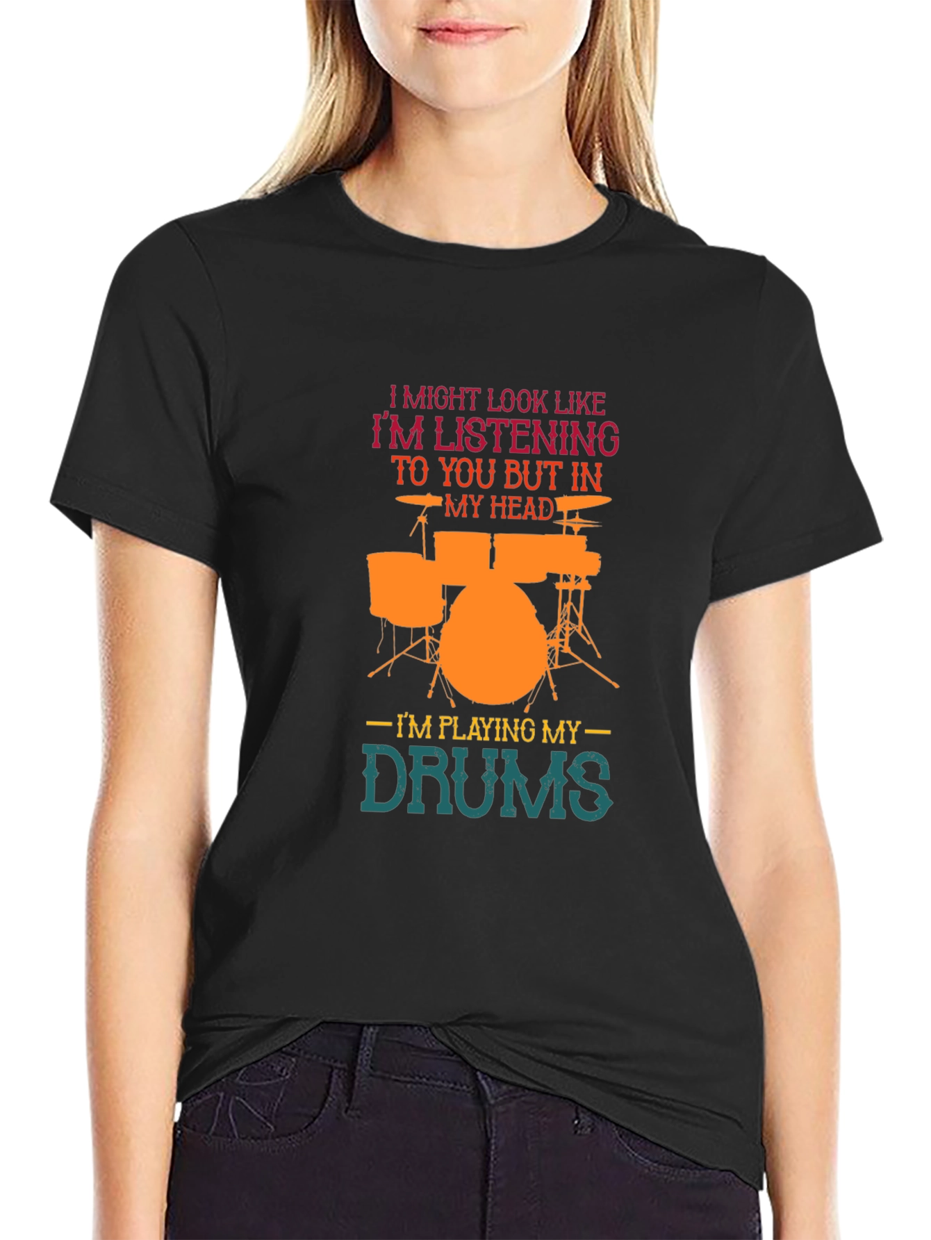 Drummer T-Shirt: Im Playing My Drums