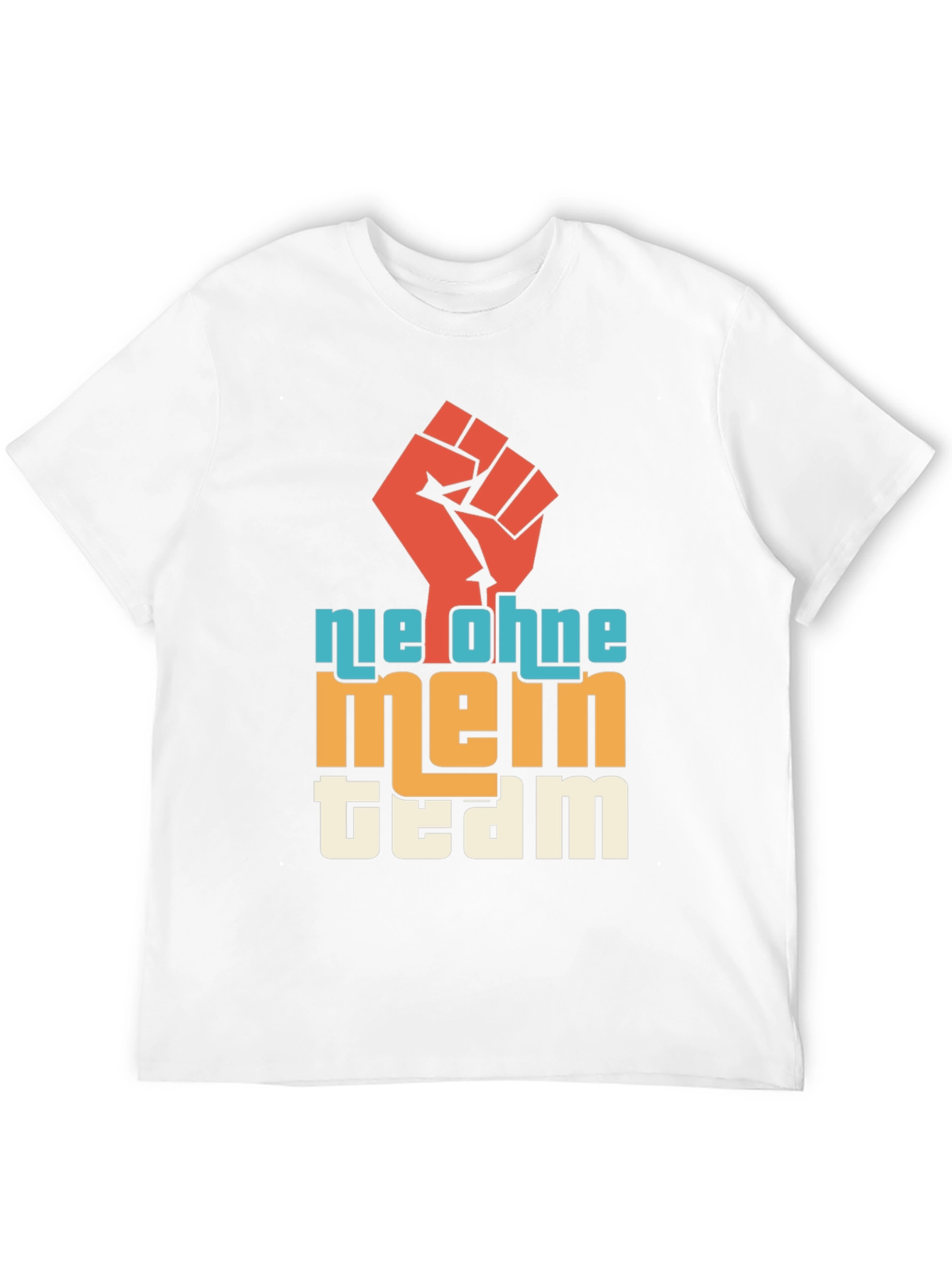 Nie Ohne Mein Team Graphic Tee - Black