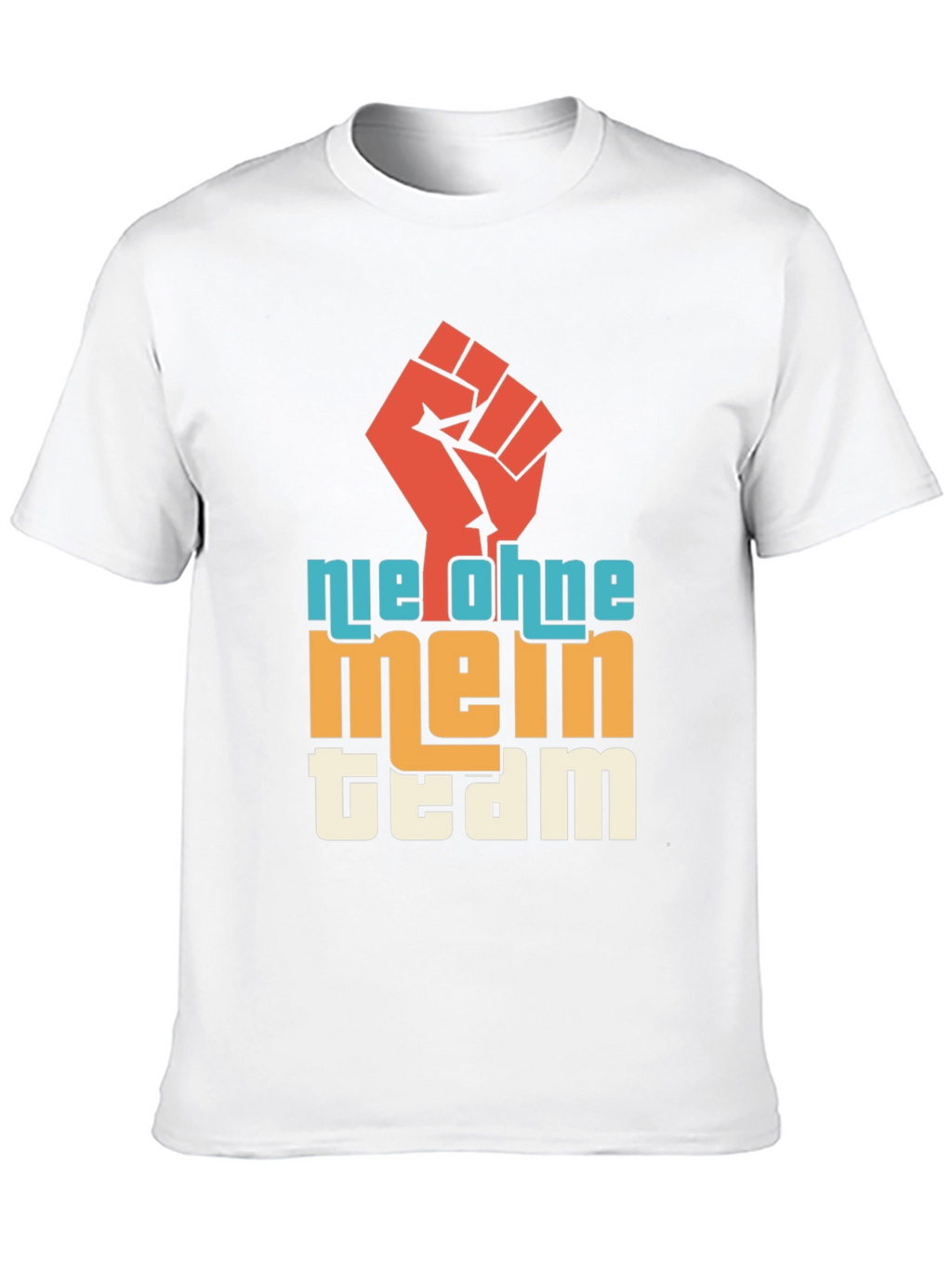 Nie Ohne Mein Team Graphic Tee - Black