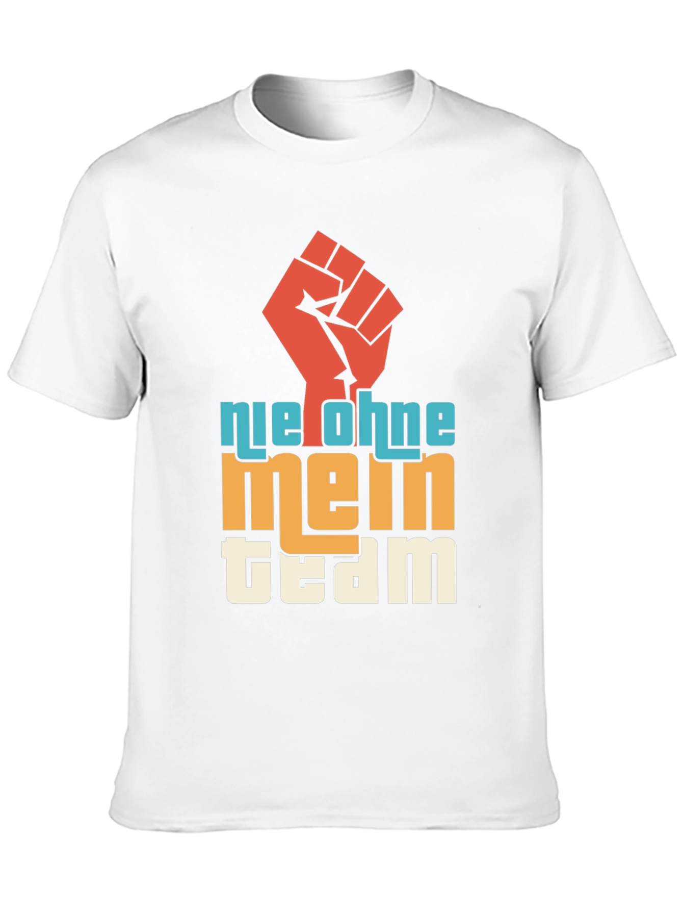 Nie Ohne Mein Team Graphic Tee - Black