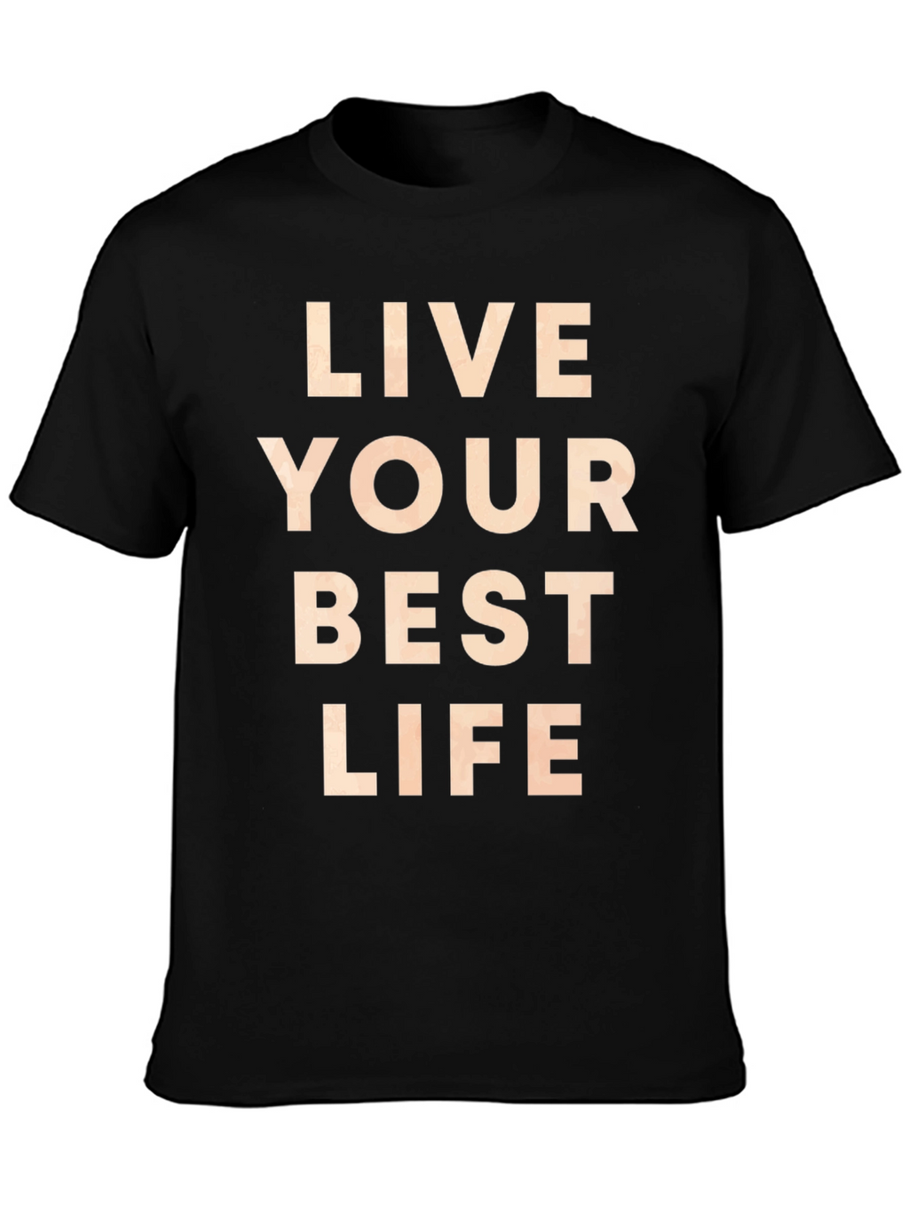 Live Your Best Life Black Graphic Tee