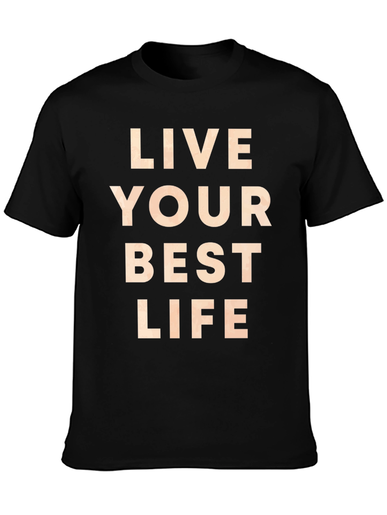 Live Your Best Life Black Graphic Tee