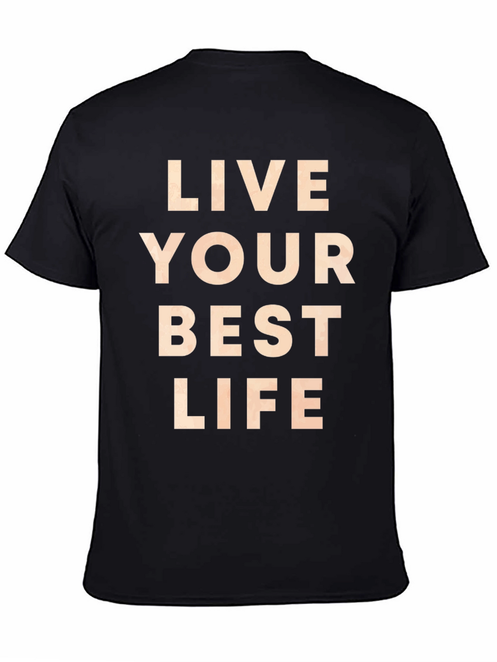 Live Your Best Life Black Graphic Tee