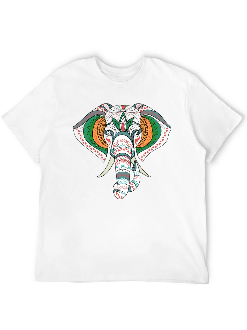 Elephant Graphic Black T-Shirt